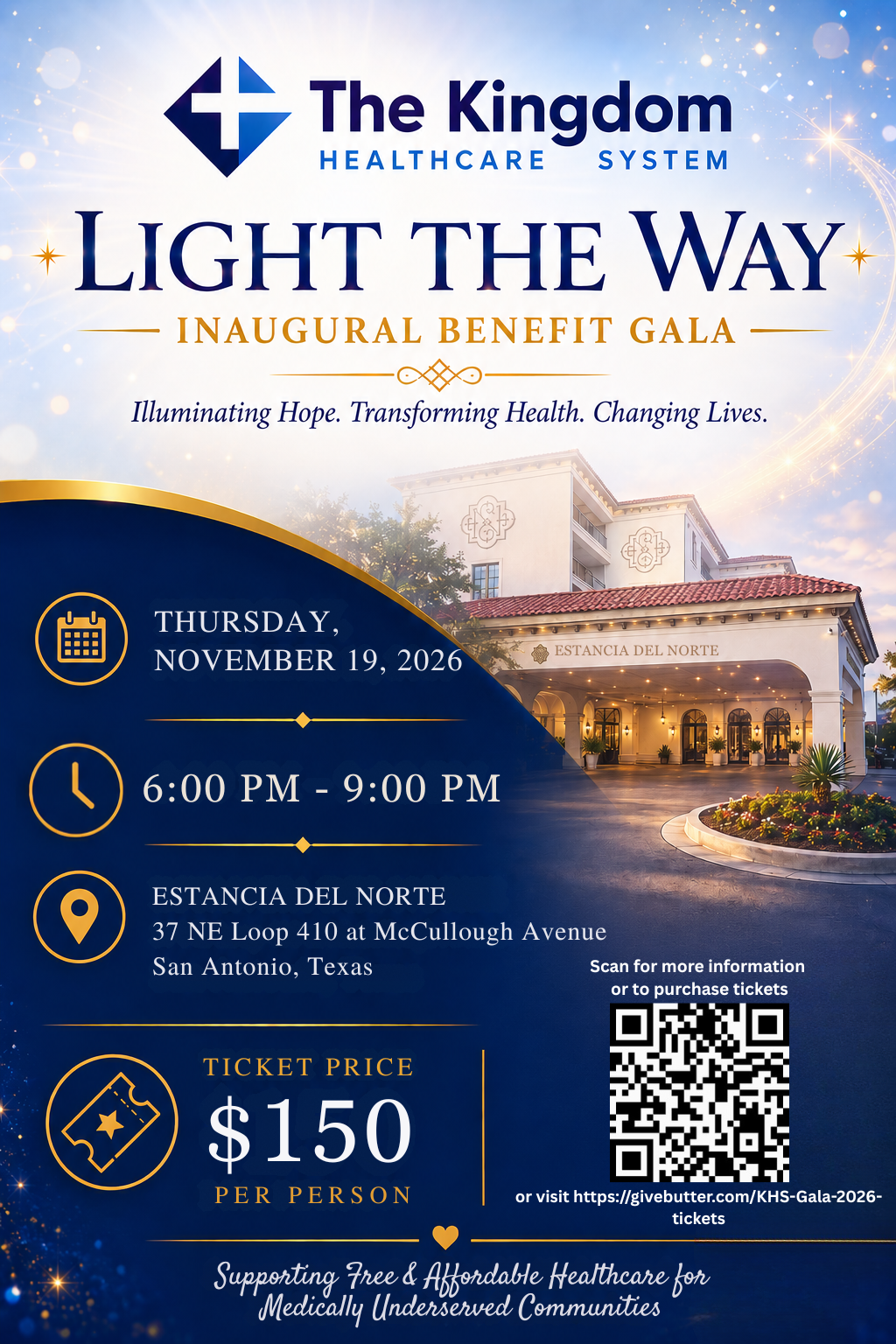 Campaign cover image for The Kingdom Healthcare System Light the Way 2026 Gala Tickets