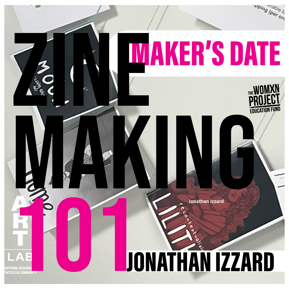 Campaign cover image for RSVP (Jan 17): Zine Making 101 with Jonathan Izzard