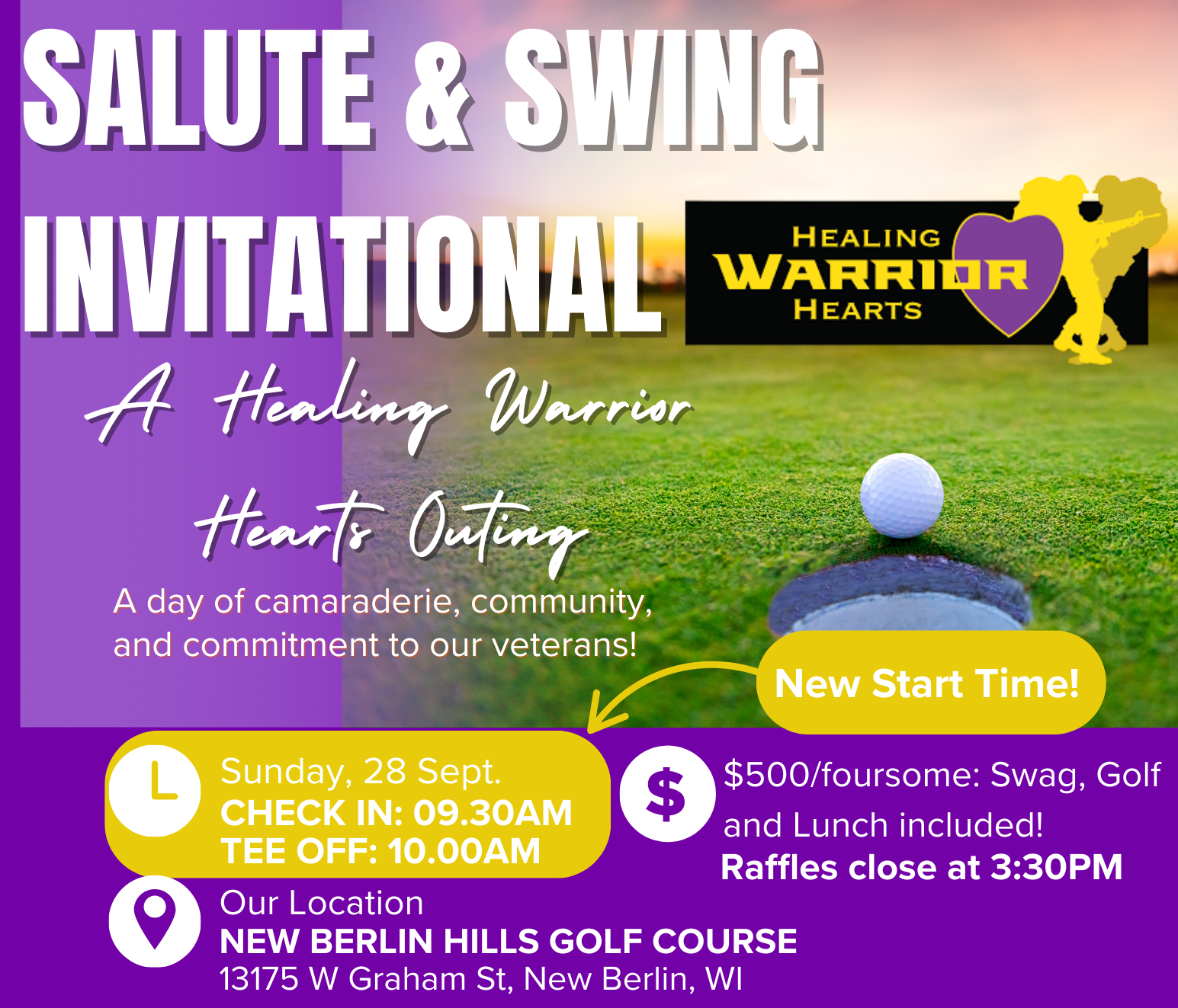 Campaign cover image for Salute and Swing Invitational