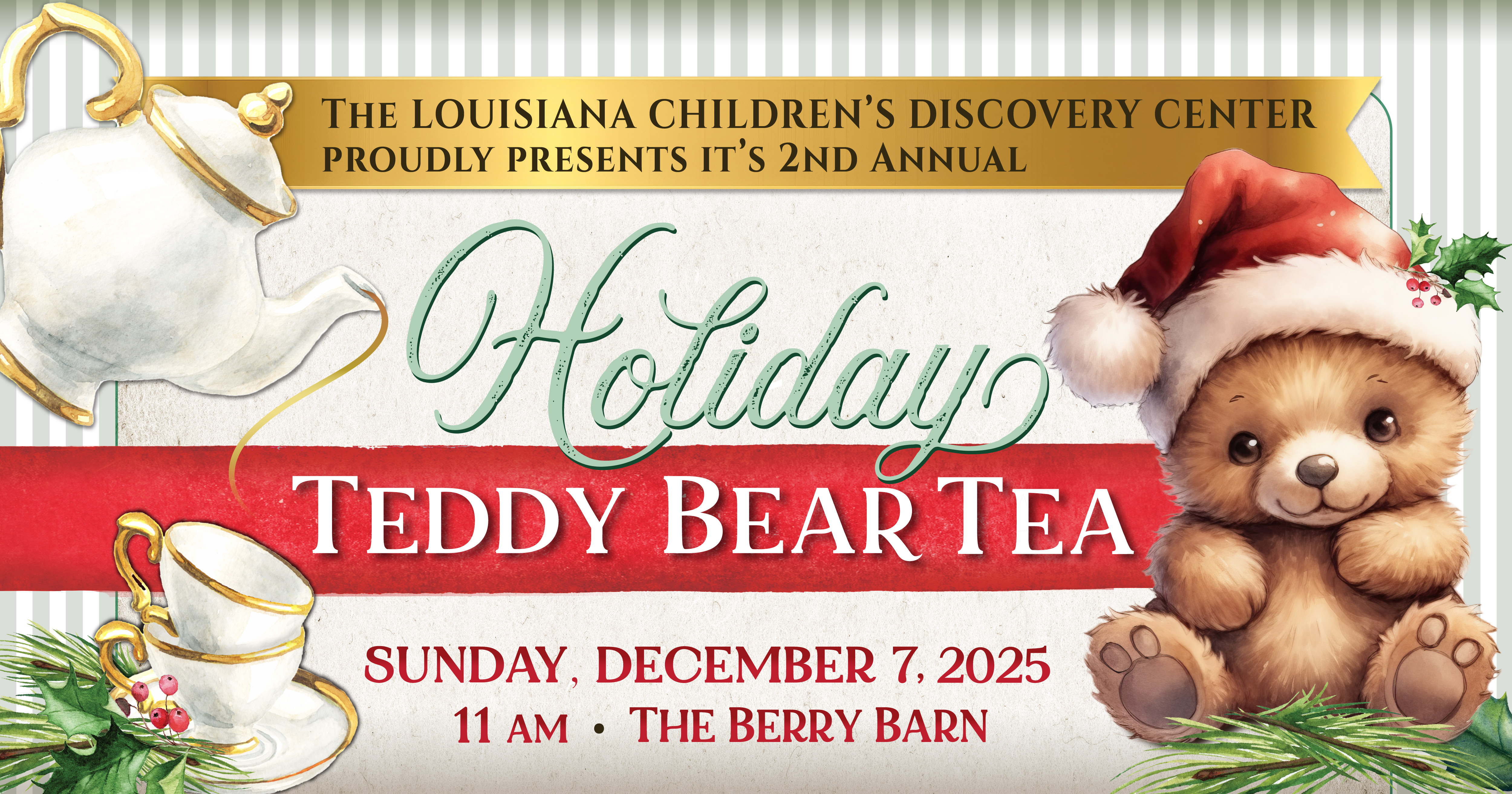 Campaign cover image for 2025 Holiday Teddy Bear Tea