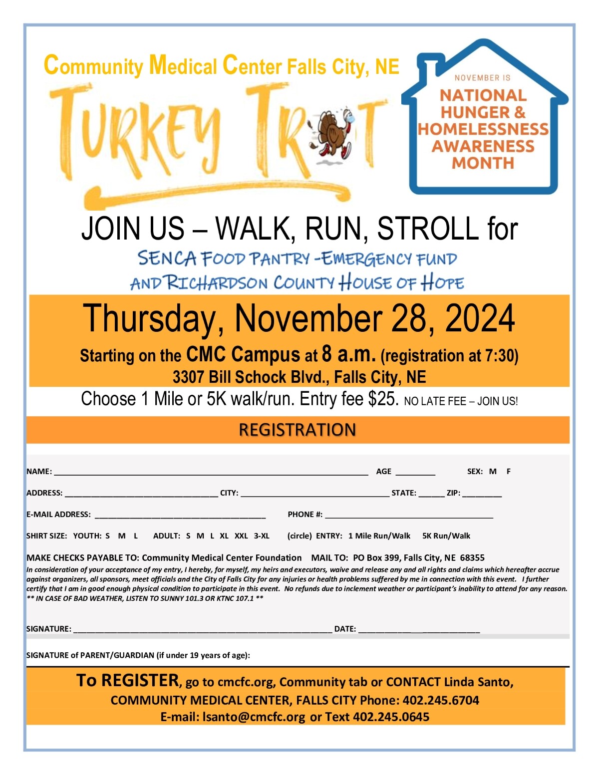 Campaign cover image for CMC Turkey Trot