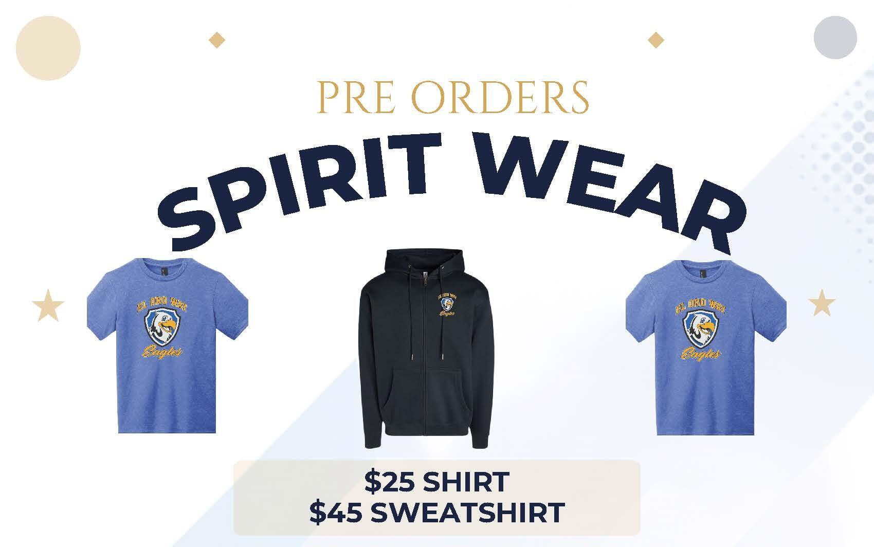 Campaign cover image for Spirit Wear Pre-Order 2026-2027