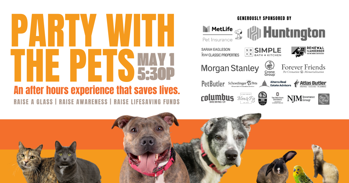 Campaign cover image for Party with the Pets at Columbus Humane