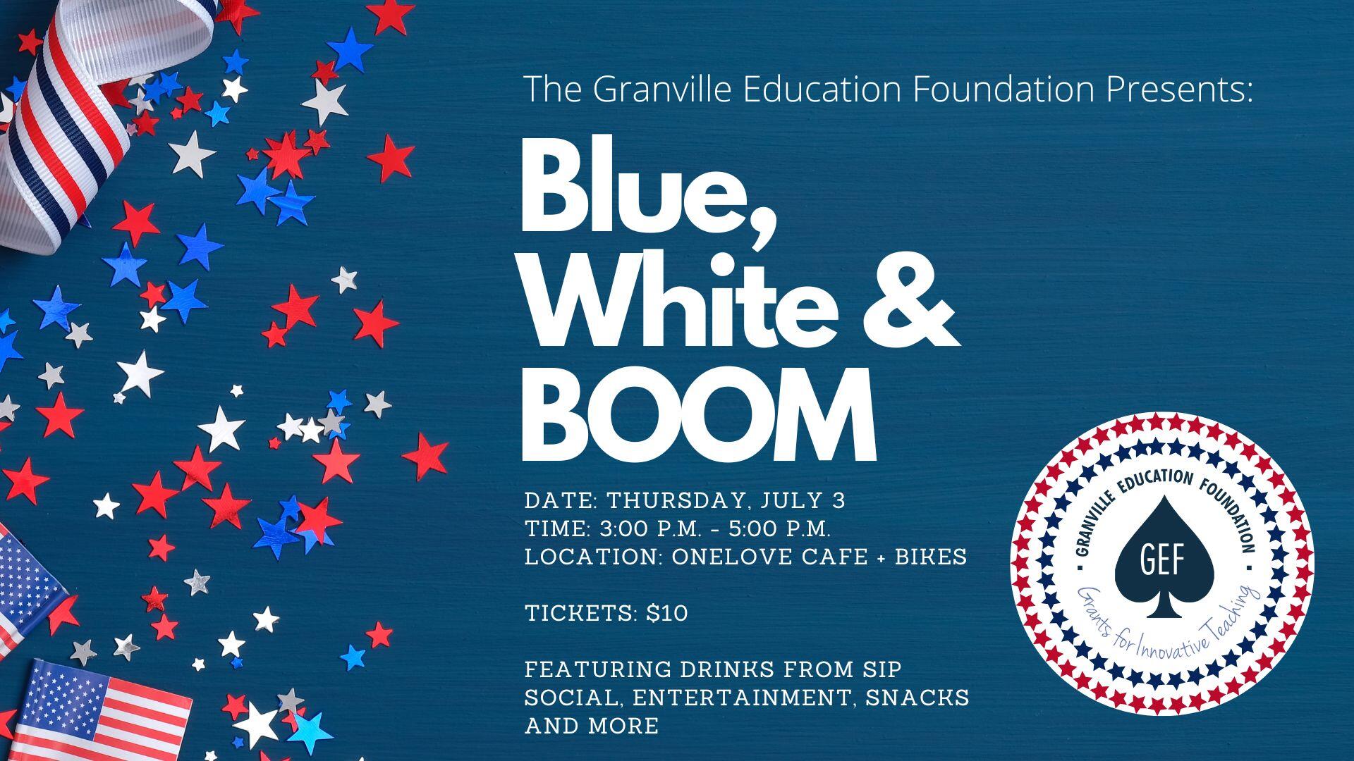 Campaign cover image for Blue, White & Boom
