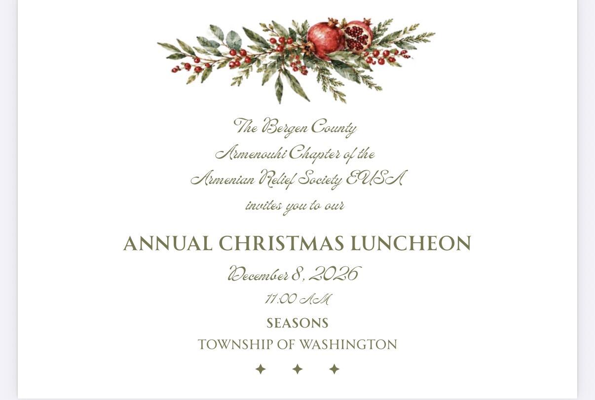 Campaign cover image for ARS Bergen County Christmas Luncheon 2026