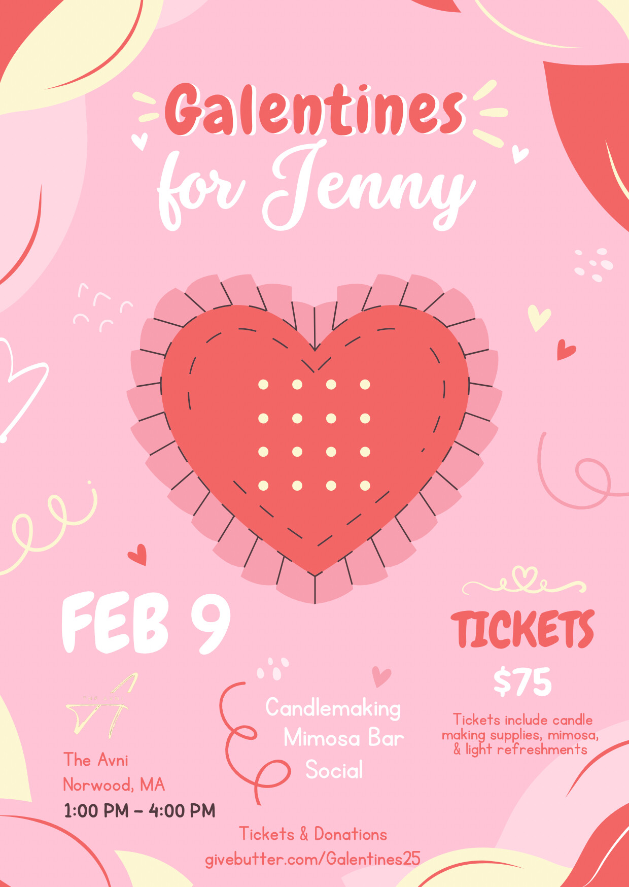 Campaign cover image for Jenny's Galentine's Event