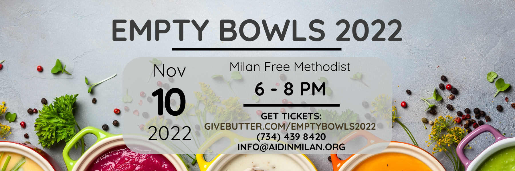 Empty Bowls 2022