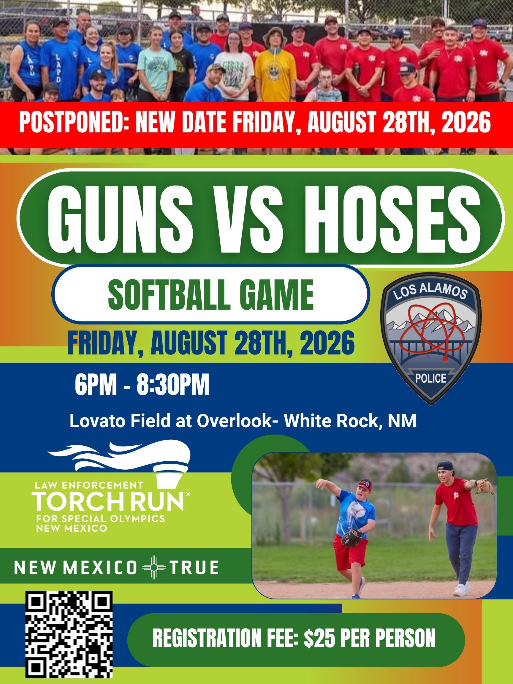 Campaign cover image for 2026 LAPD Guns vs. Hoses Softball game