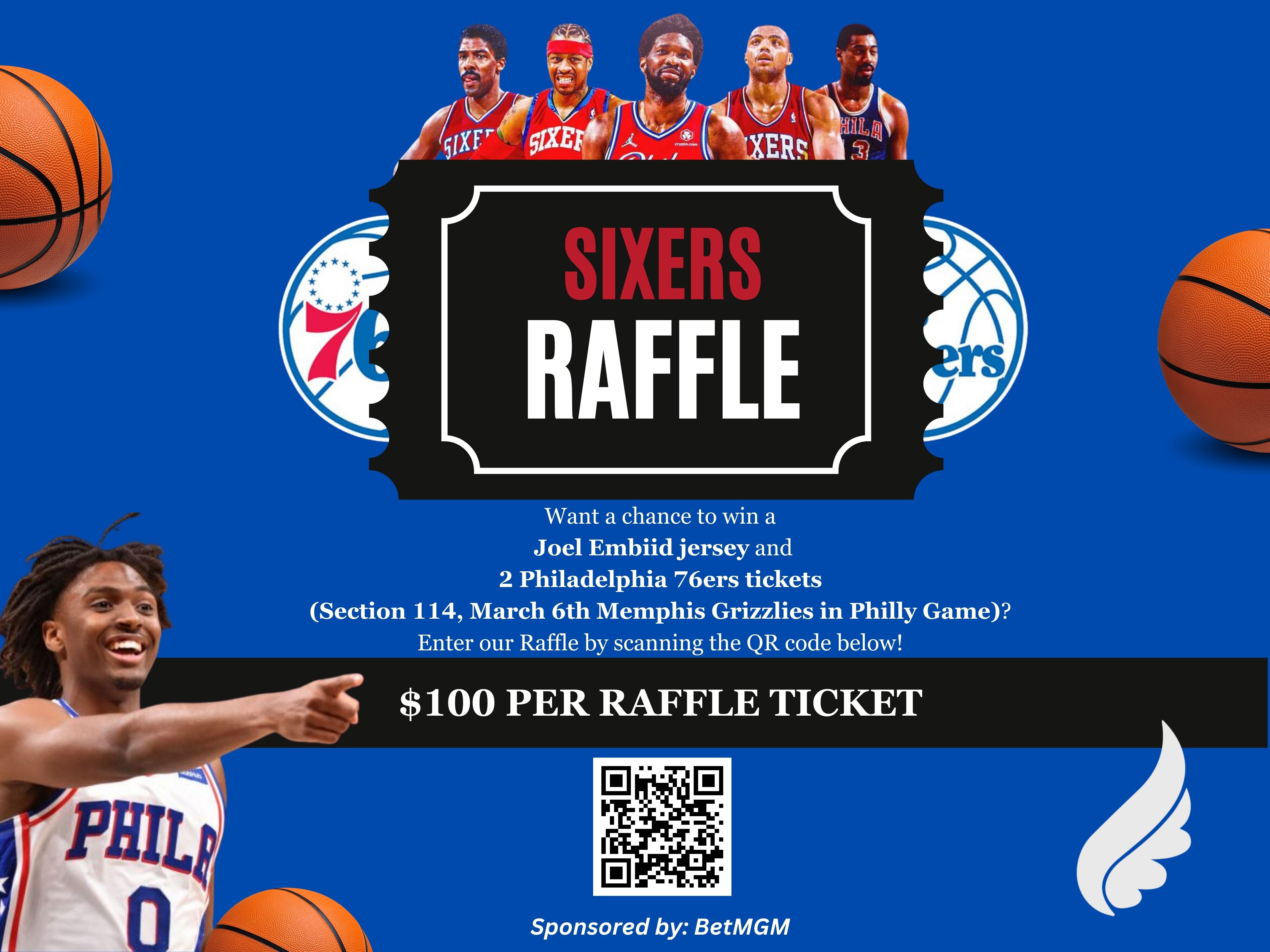 Campaign cover image for Sixers Raffle - BMF Gala 2024