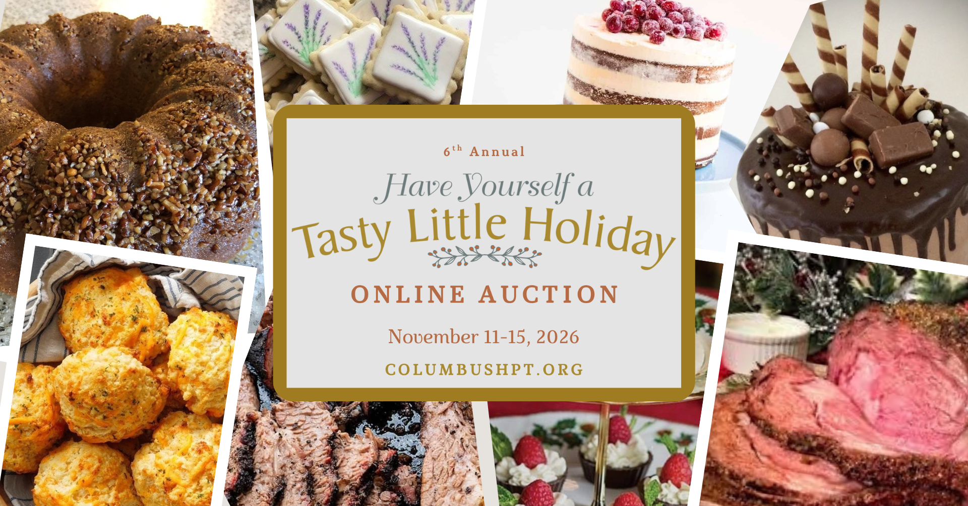 Campaign cover image for 6th Annual "Have Yourself a Tasty Little Holiday" Online Auction
