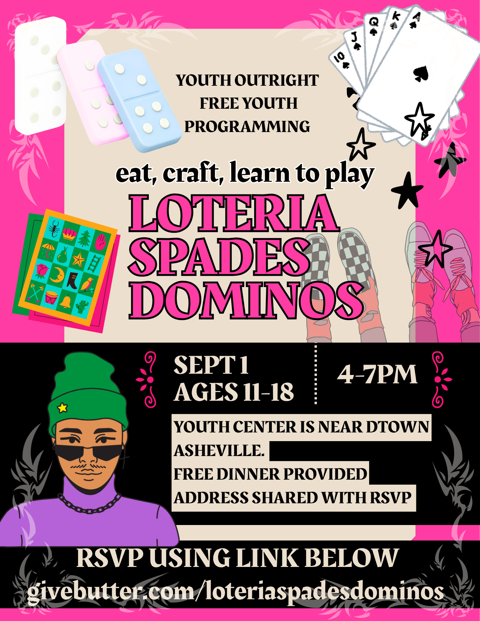 Campaign cover image for Constellations Game Night: Loteria, Spades and Dominos