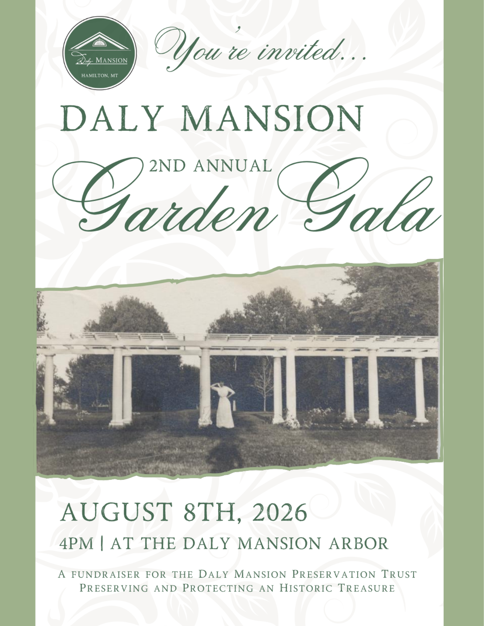 Campaign cover image for 2026 Daly Mansion Garden Gala