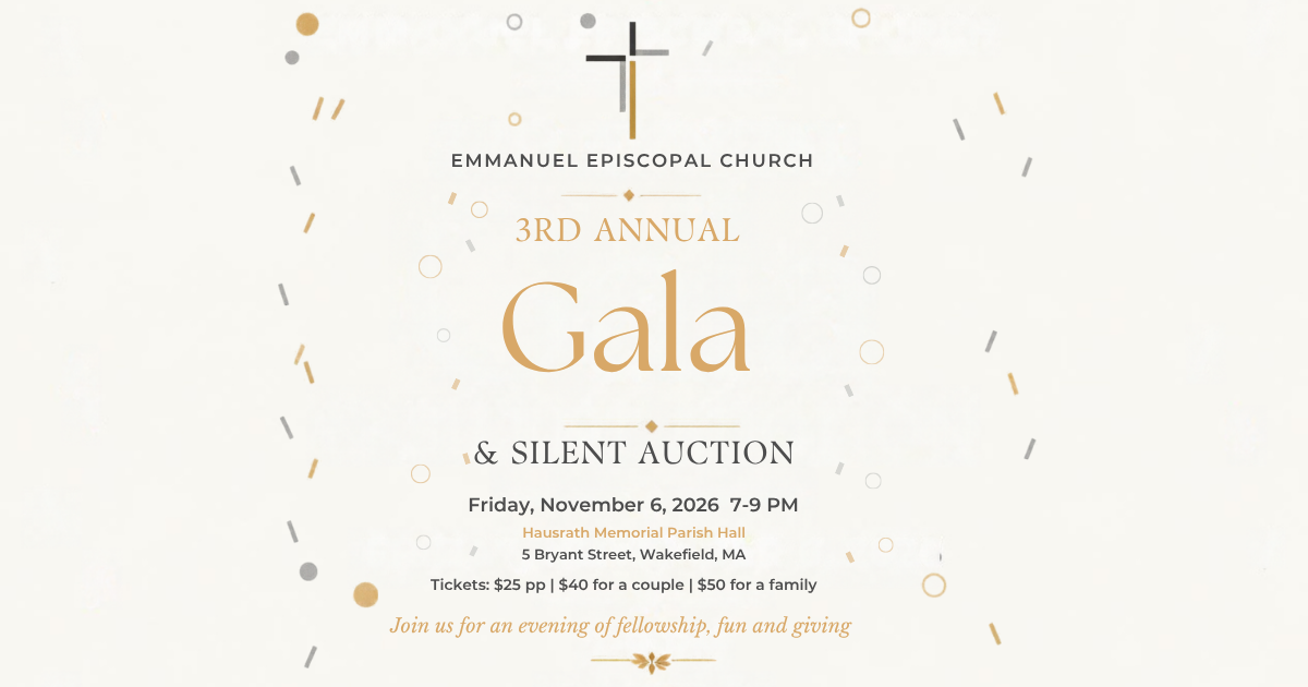 Campaign cover image for 2026 Emmanuel Episcopal Church Gala and Silent Auction