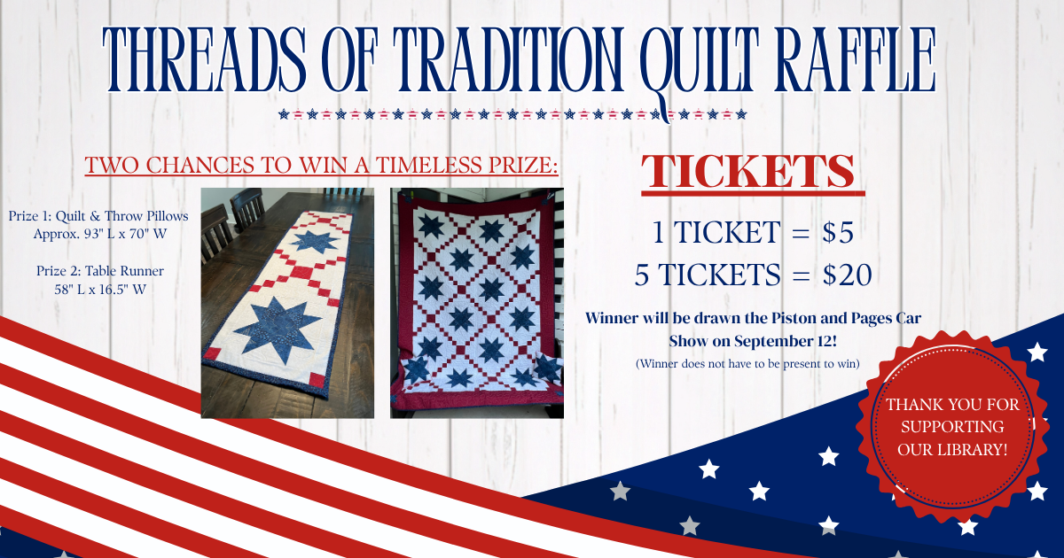 Campaign cover image for Threads of Tradition Quilt Raffle