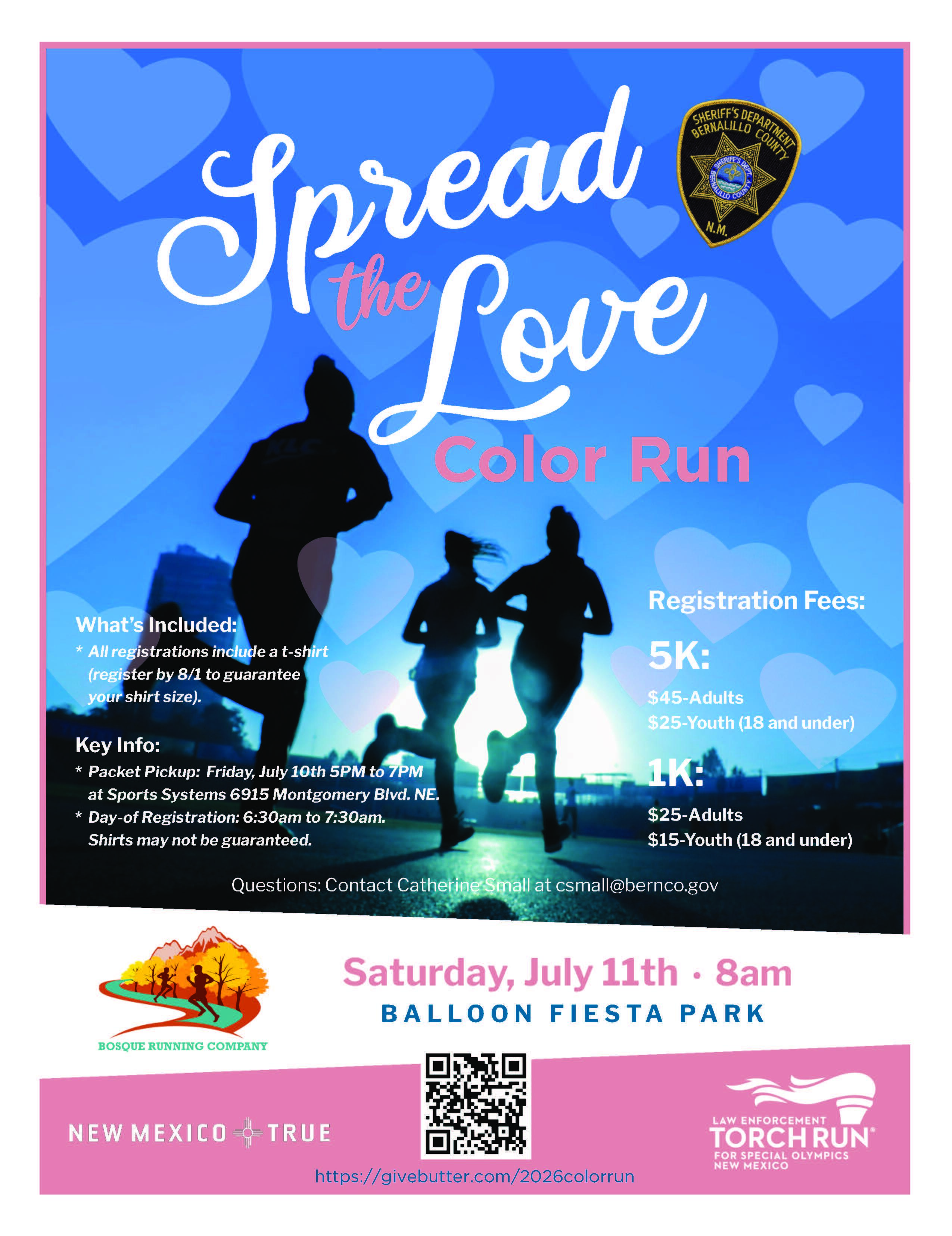 Campaign cover image for 2026 Spread the Love Color Run