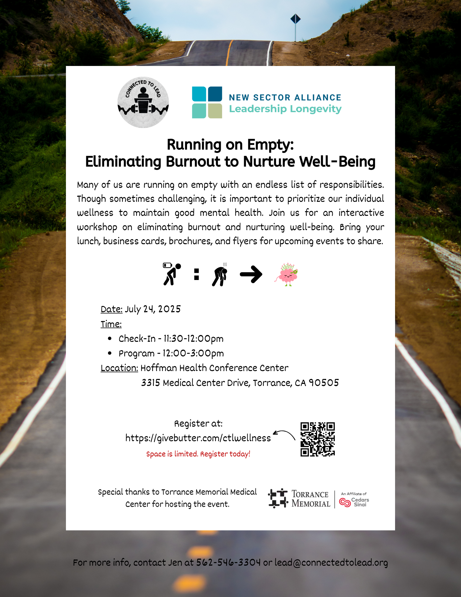 Campaign cover image for Running on Empty: Eliminating Burnout to Nurture Well-Being