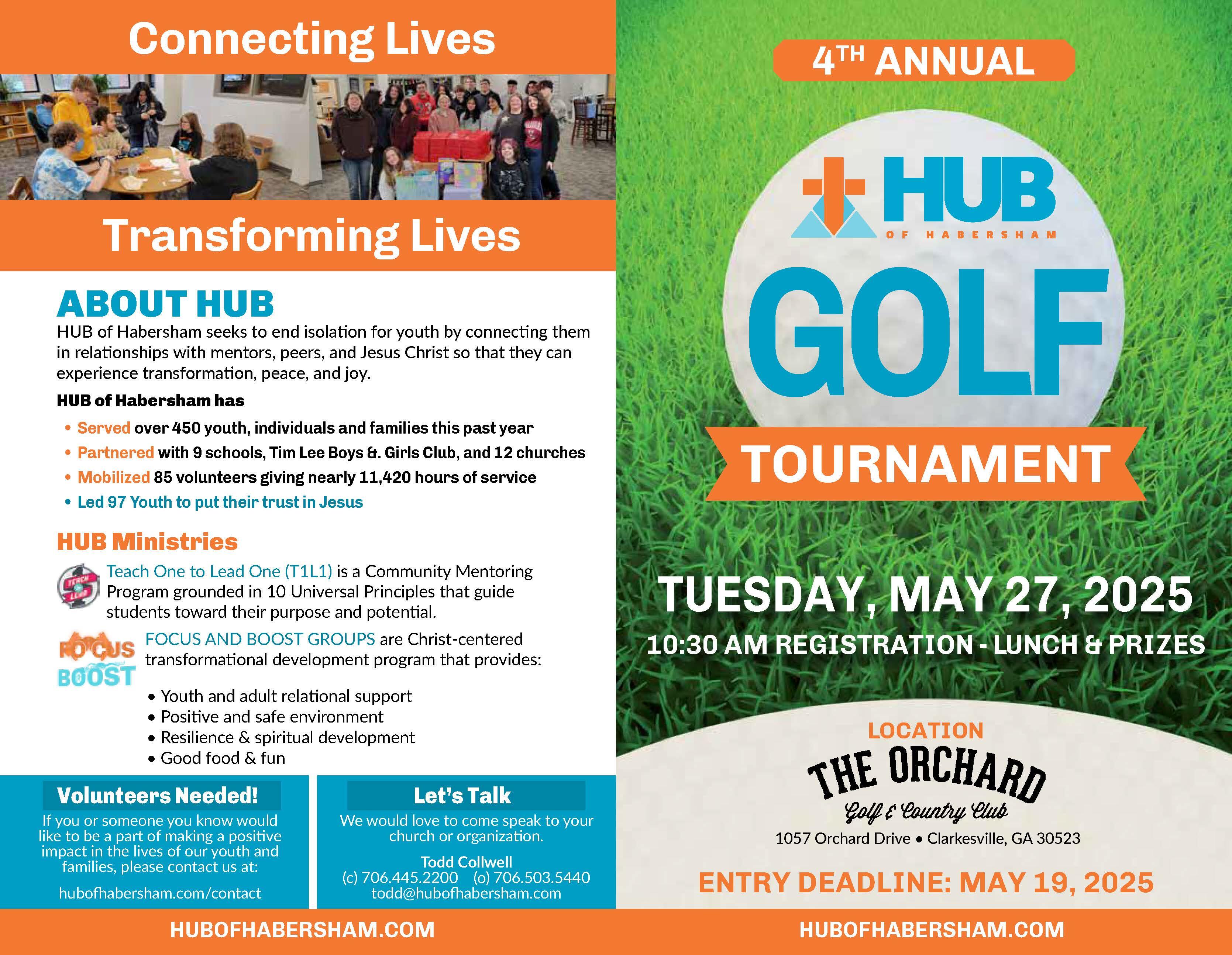 Campaign cover image for 4th Annual HUB of Habersham Golf Tournament