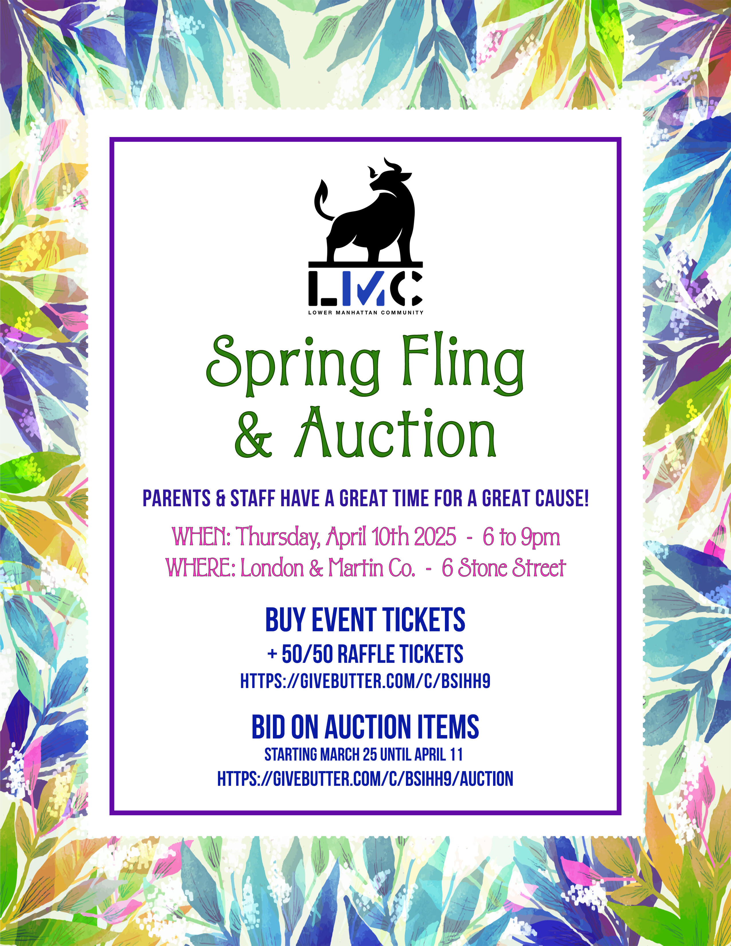 Campaign cover image for LMC Spring Fling & Auction 2025