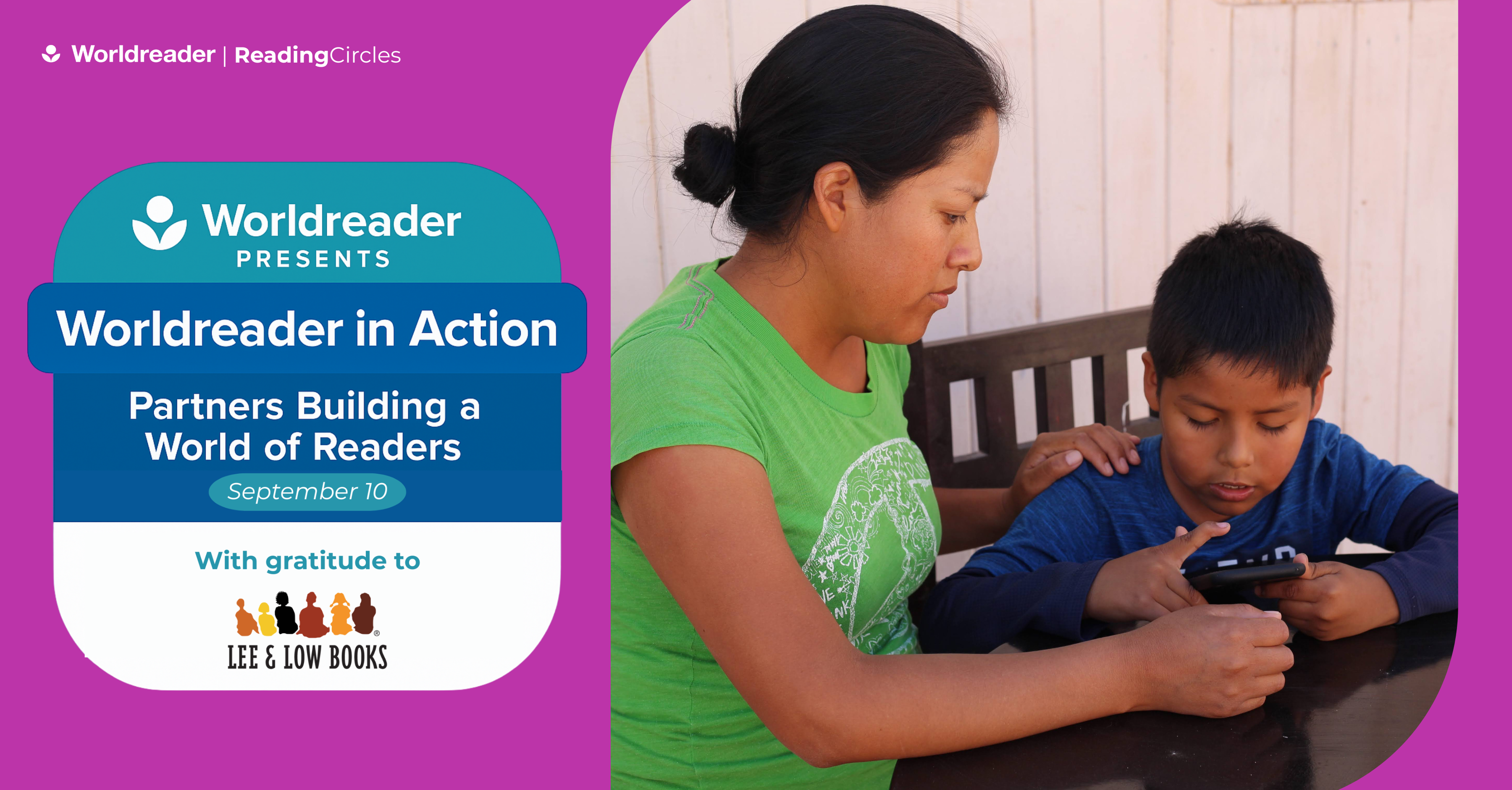 Campaign cover image for You're Invited! Join us for 'Worldreader in Action: Partners Building a World of Readers’