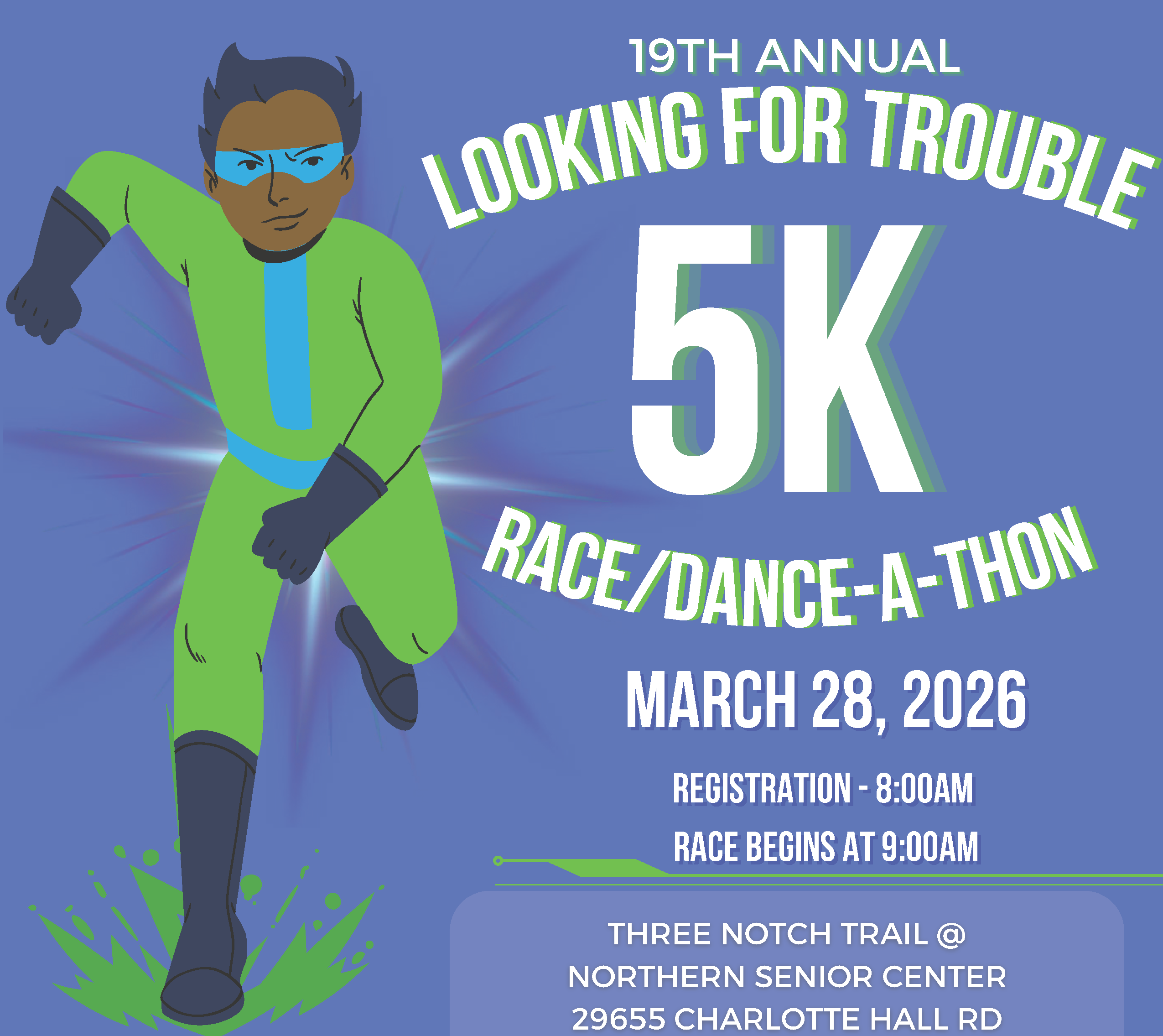 Campaign cover image for Looking for Trouble 5k & Dance-A-Thon 2026