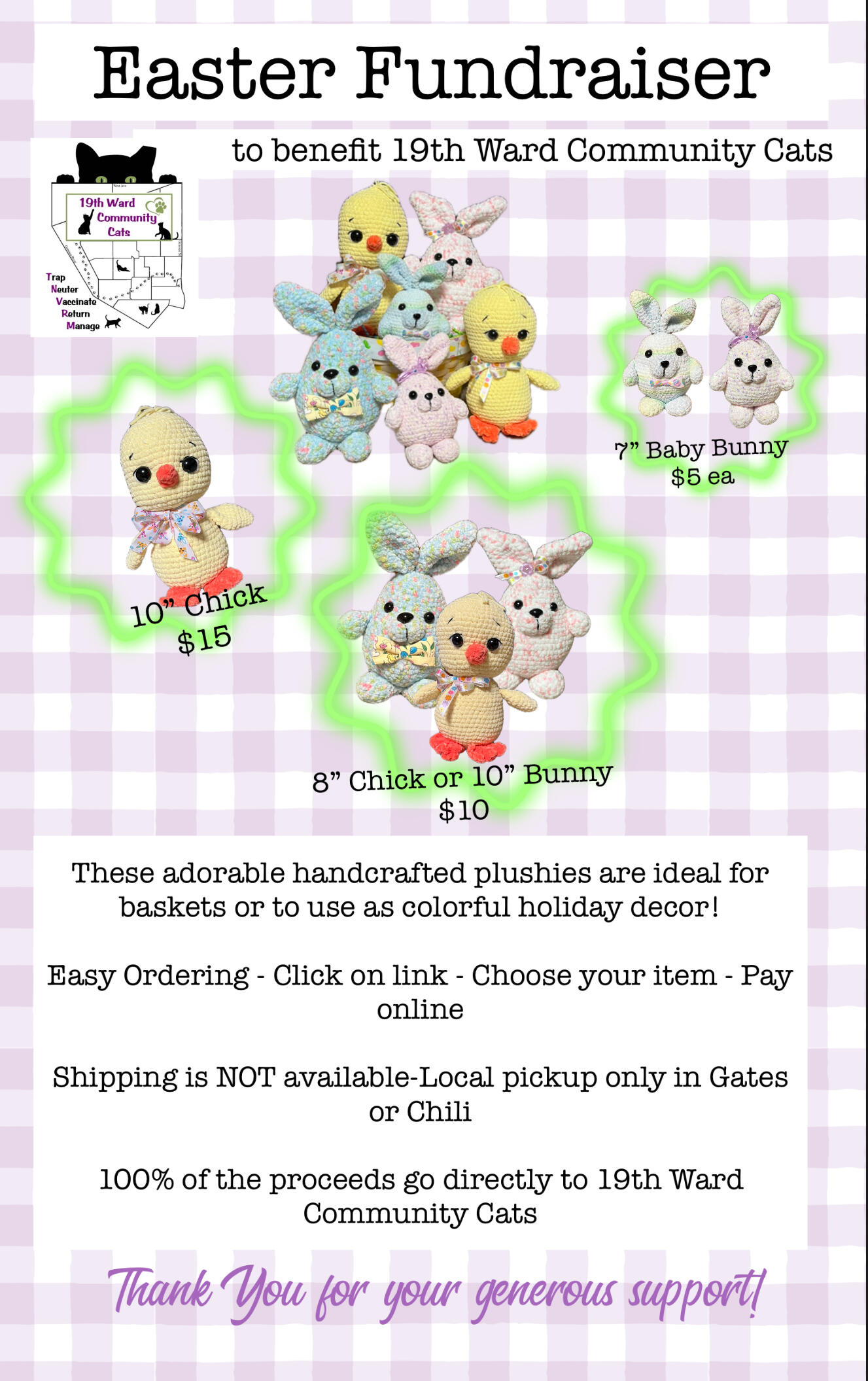 Campaign cover image for Easter Plush Sale