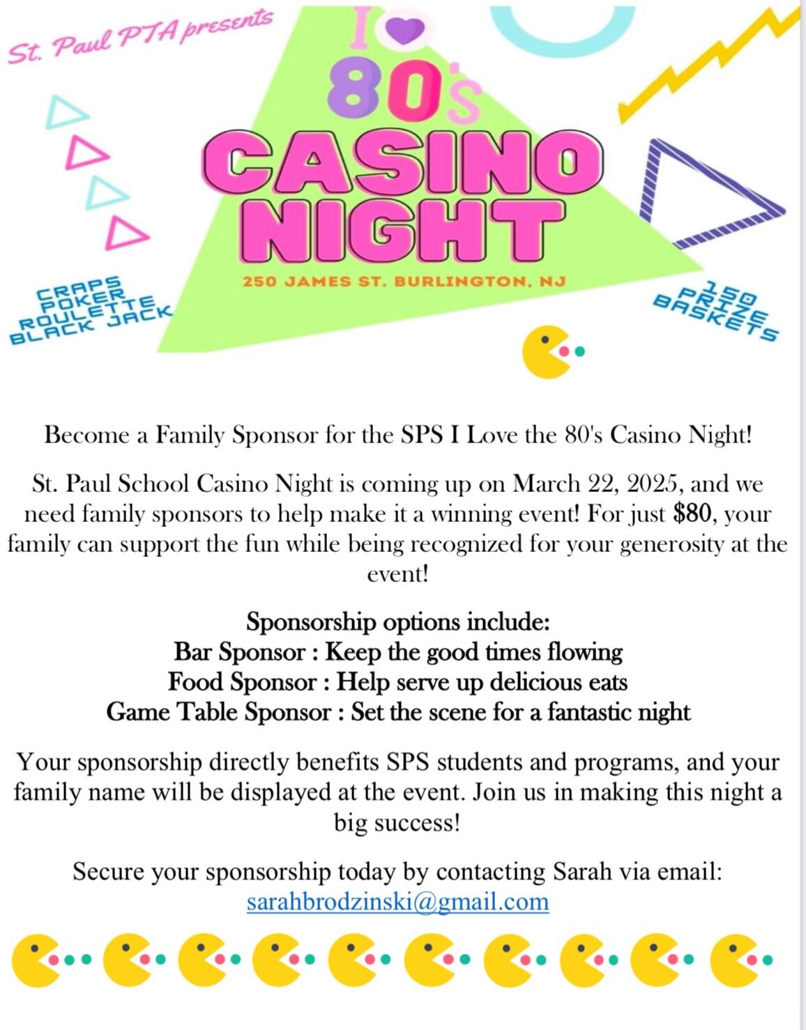 Campaign cover image for SPS Casino Night 2025 Family Sponsorships