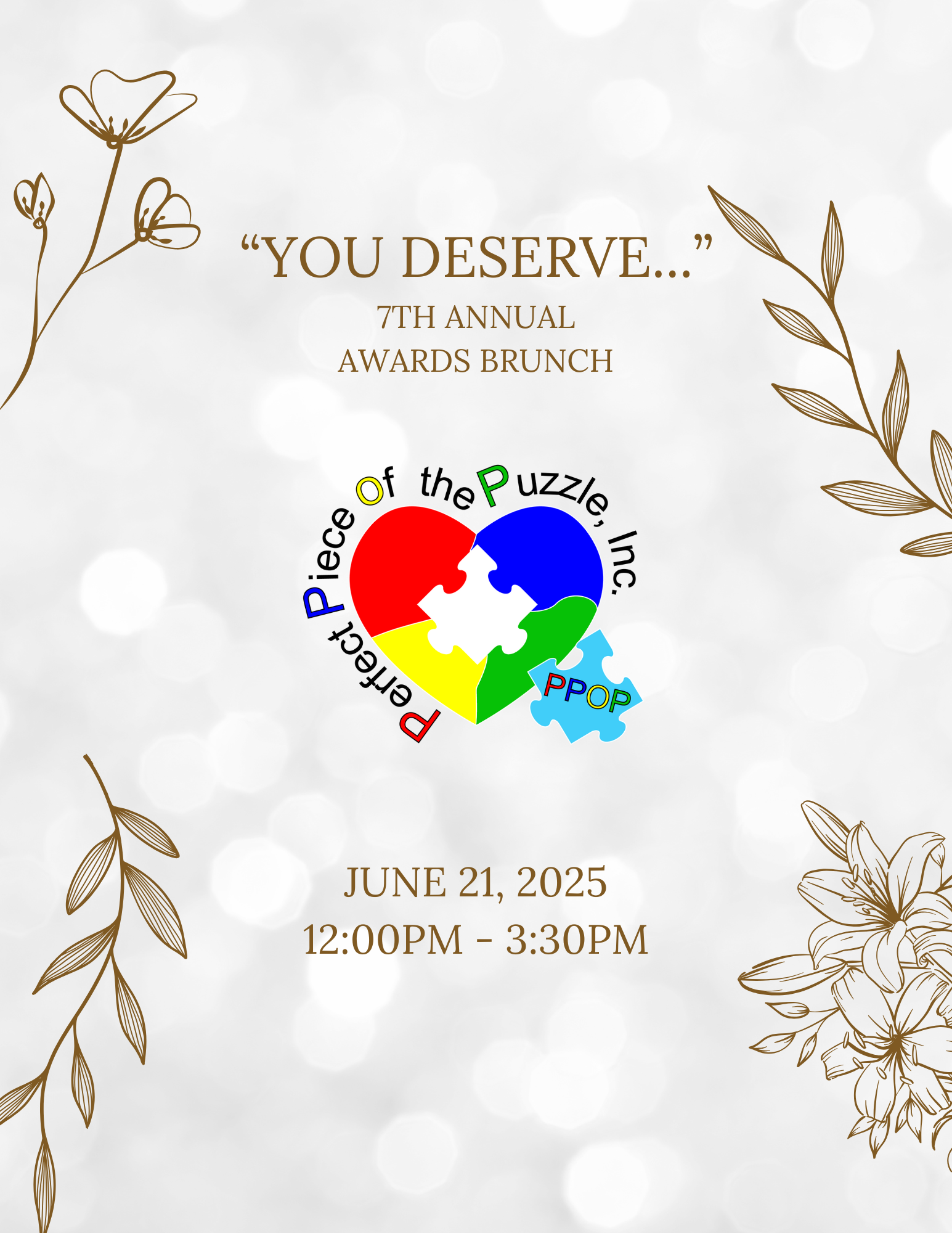 Campaign cover image for "You Deserve..." Award Brunch 2025