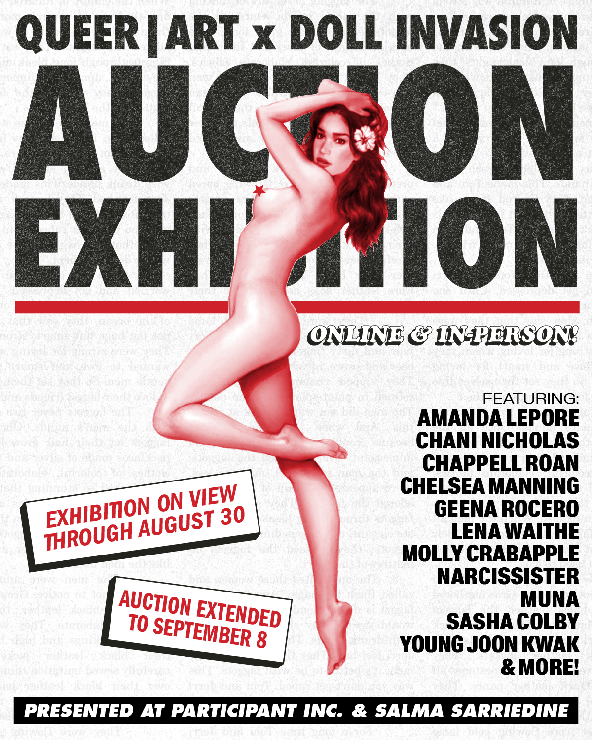 Campaign cover image for THE 2026 QUEER|ART x DOLL INVASION AUCTION