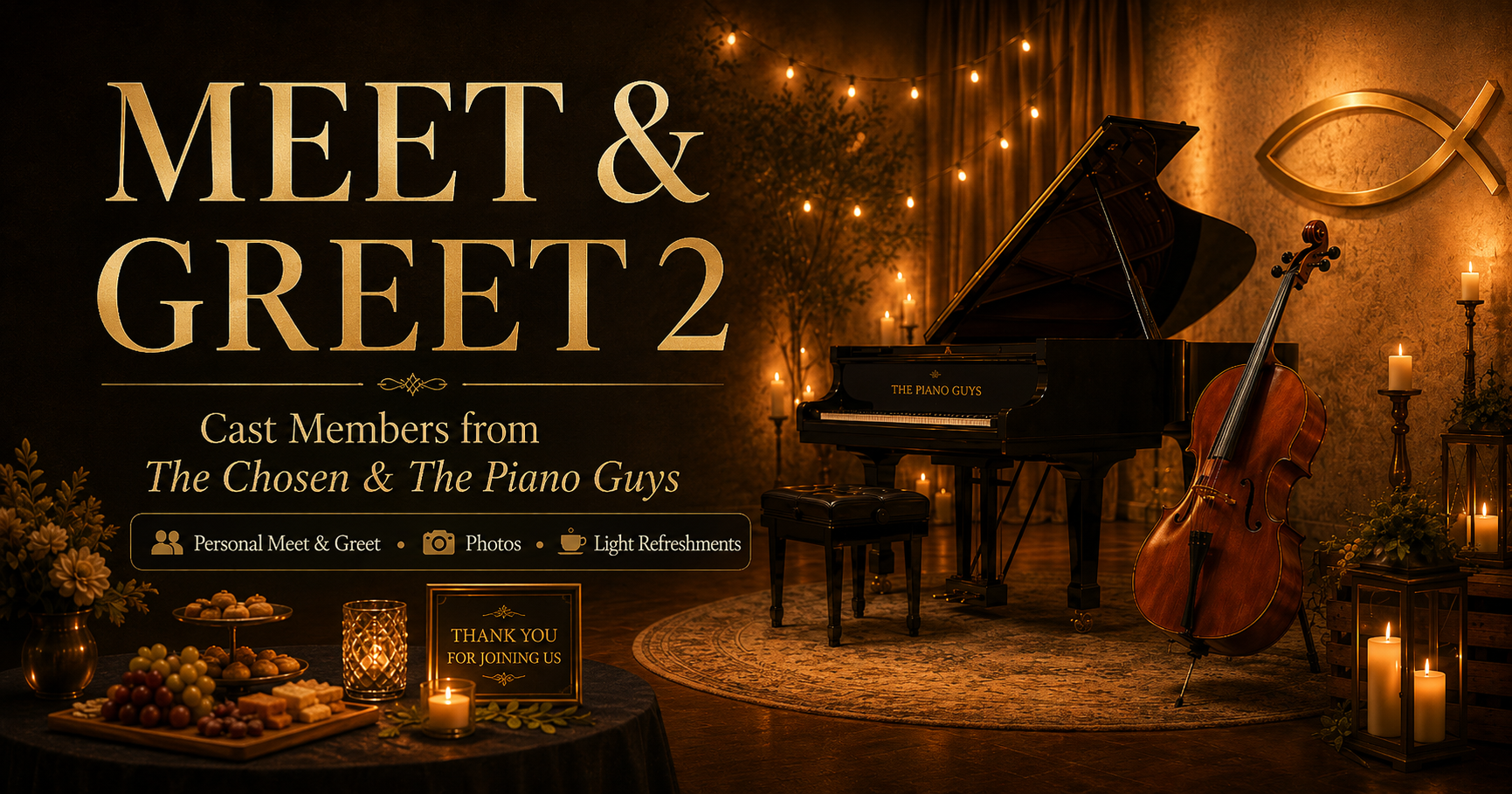 Campaign cover image for Chosen & Piano Guys Meet & Greet- Willoughby