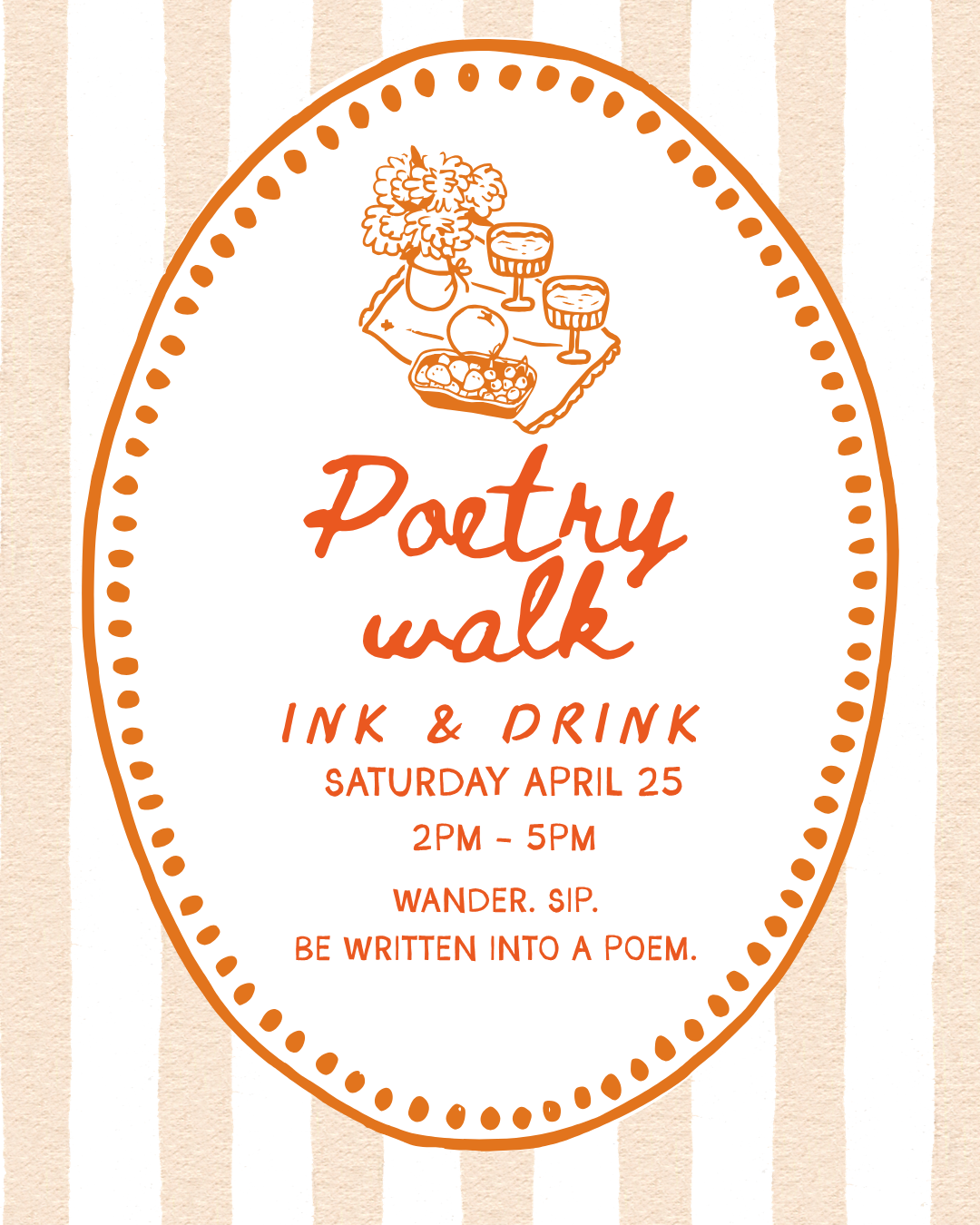 Campaign cover image for Poetry Walk: Ink & Drink