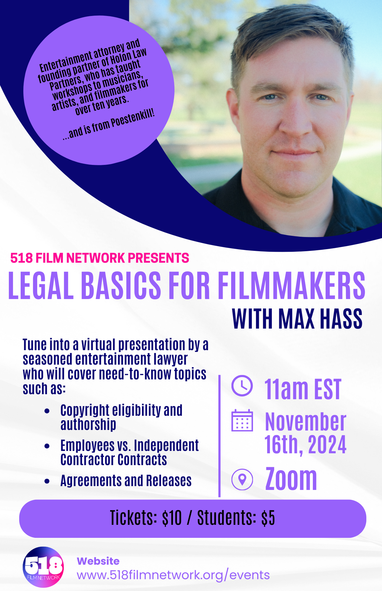 Campaign cover image for Legal Basics for Filmmakers