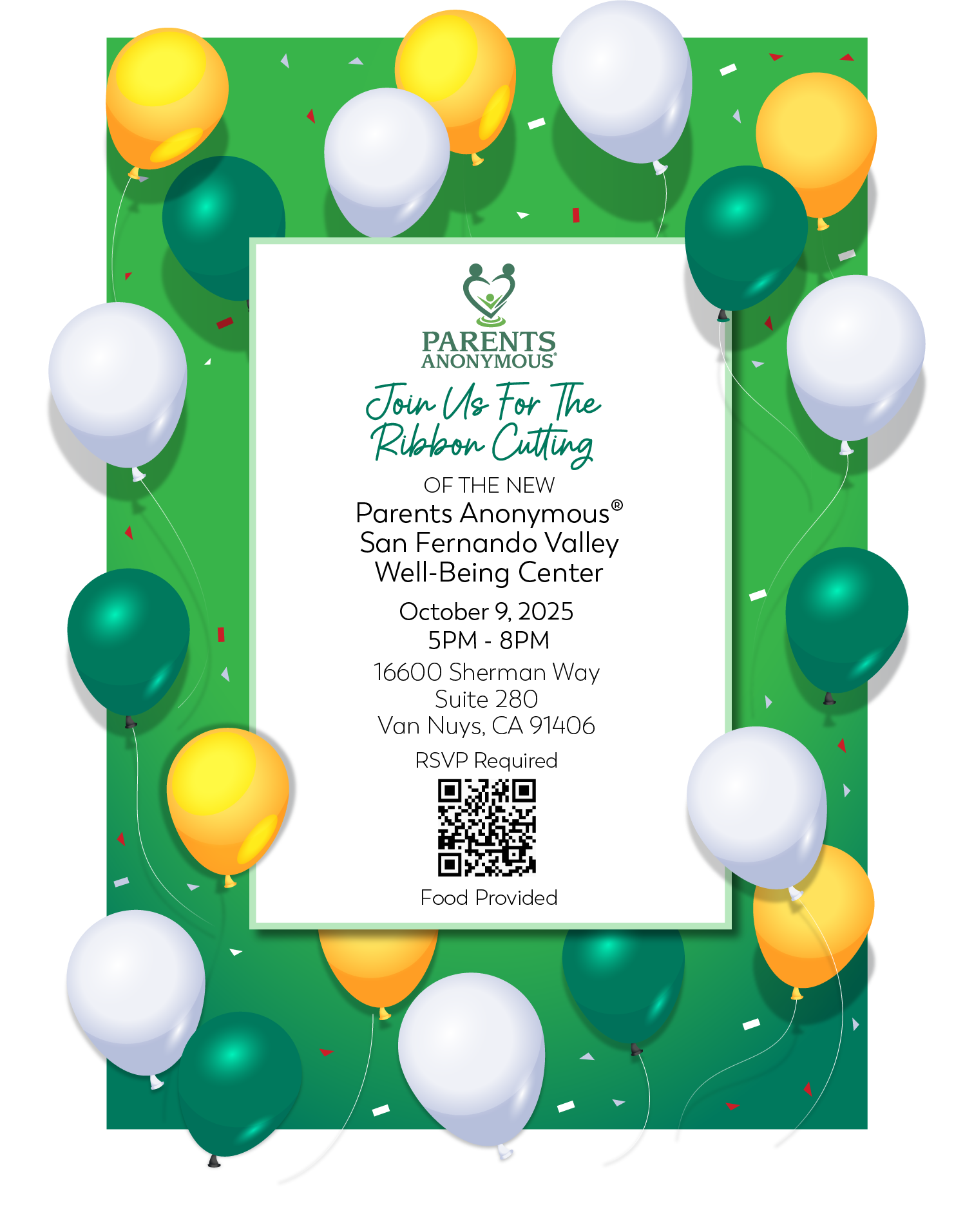 Campaign cover image for Come Join Us For The Ribbon Cutting Of The New Parents Anonymous® San Fernando Valley Well-Being Center
