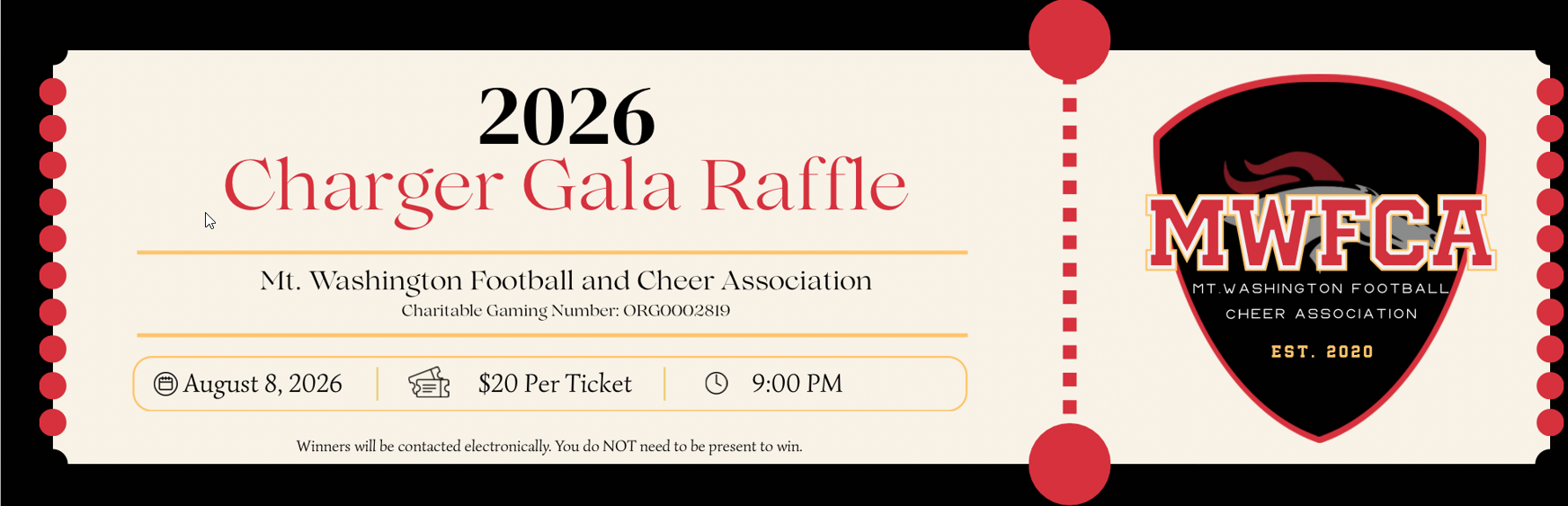 Campaign cover image for 2026 Charger Raffle