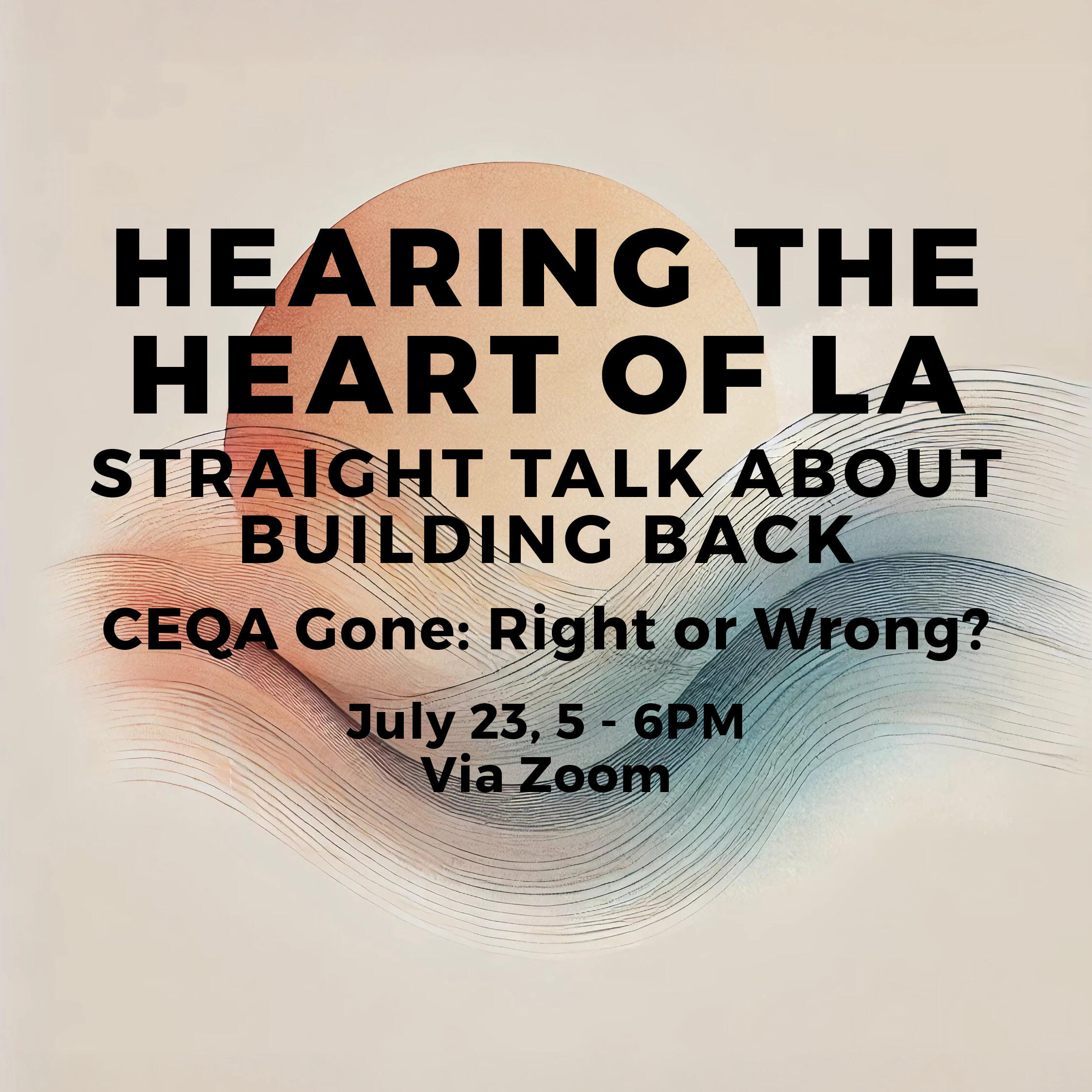 Campaign cover image for The Heart of LA: Straight Talk About Building Back