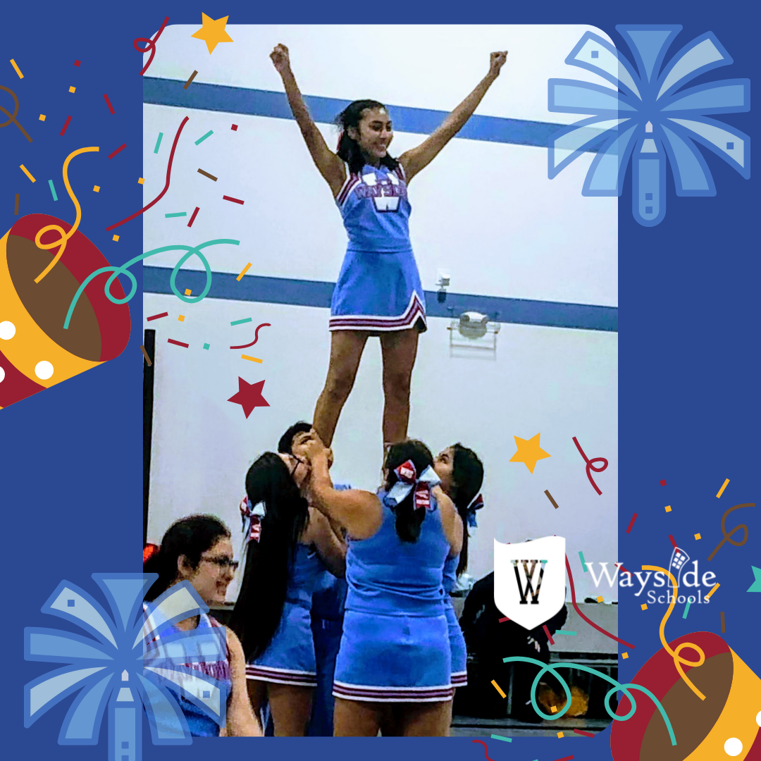 Wayside Sci Tech Middle School Cheerleading Team