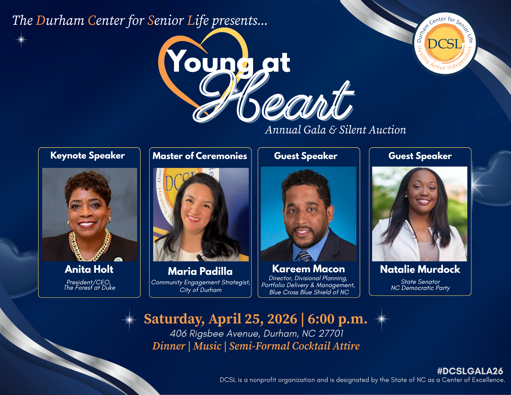 Campaign cover image for Young at Heart Gala and Silent Auction