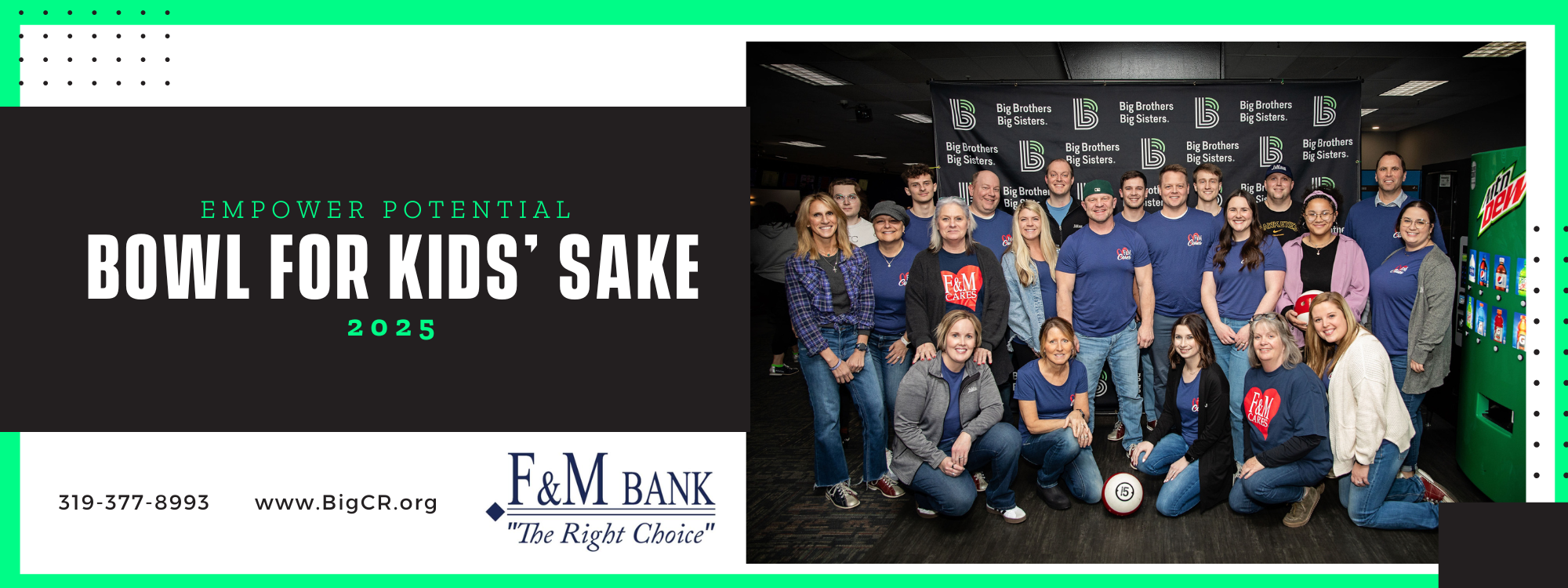 Campaign cover image for BOWL FOR KIDS' SAKE 2025