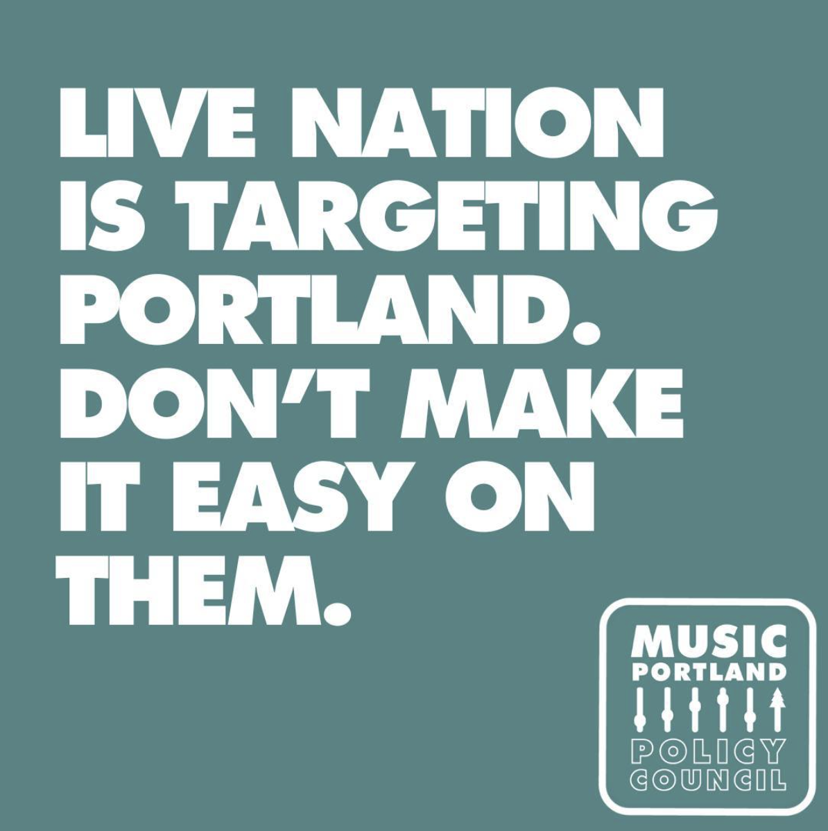 Campaign cover image for Stop Live Nation