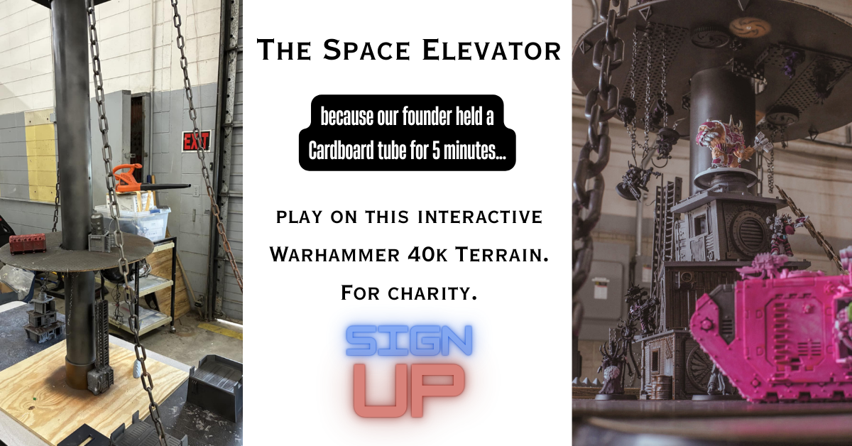 Campaign cover image for Warhammer 40k Ascension: Apocalypse Space Elevator Fundraiser