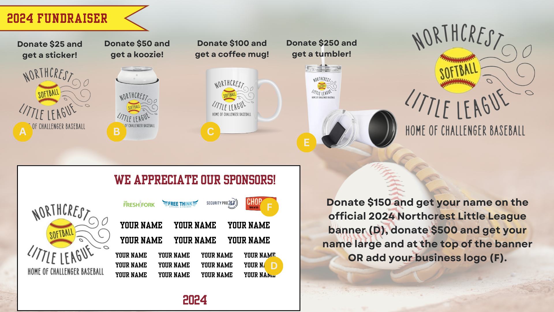 Campaign cover image for Support the Northcrest Little League!