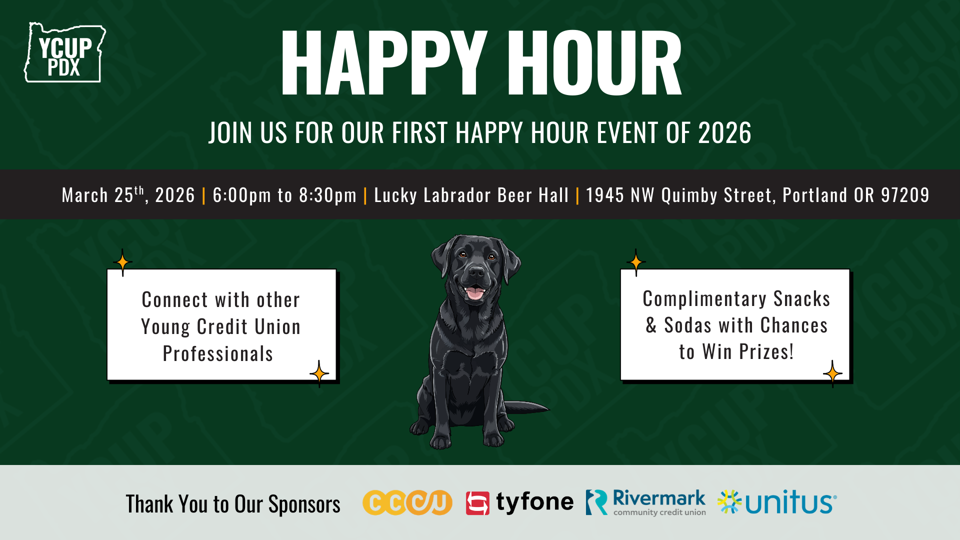 Campaign cover image for YCUP PDX Happy Hour 2026