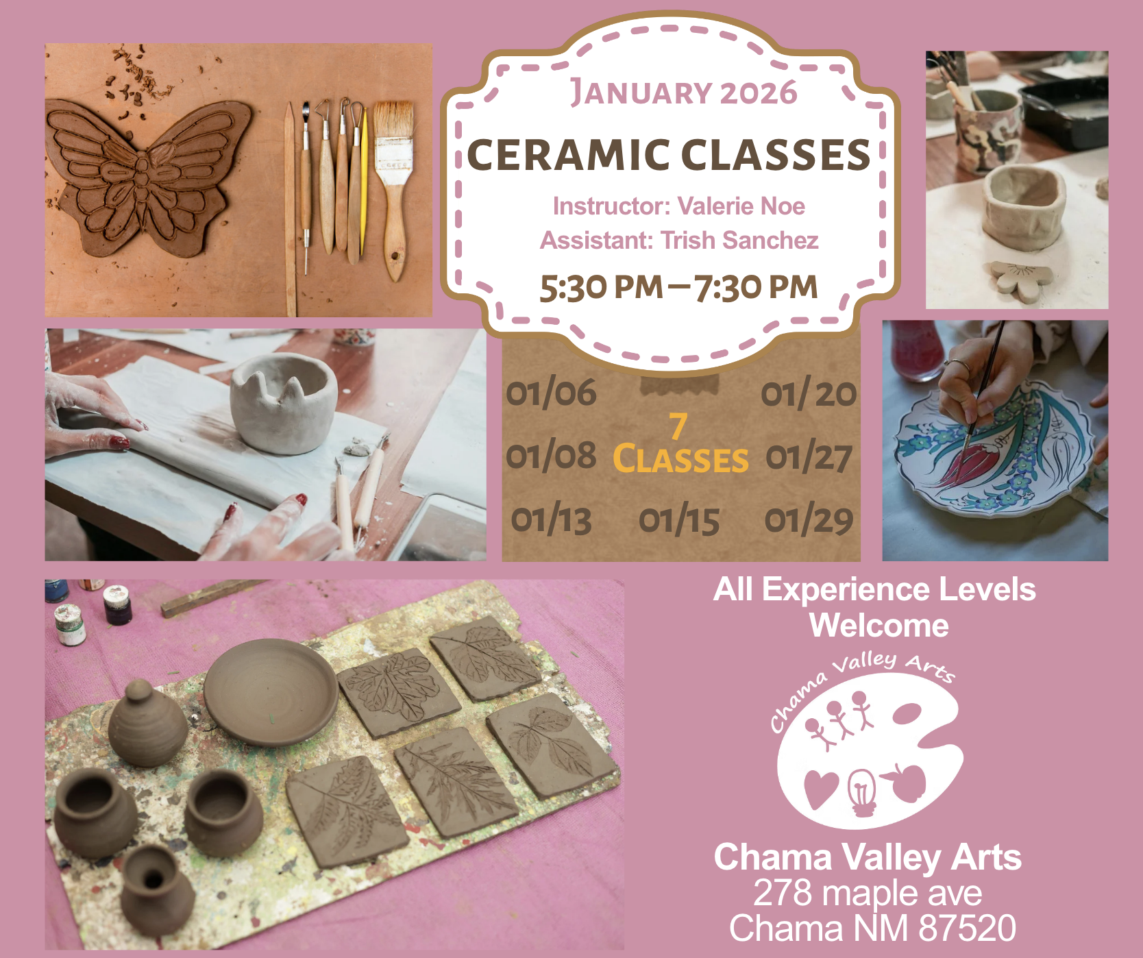 Campaign cover image for CVA January Ceramics Class