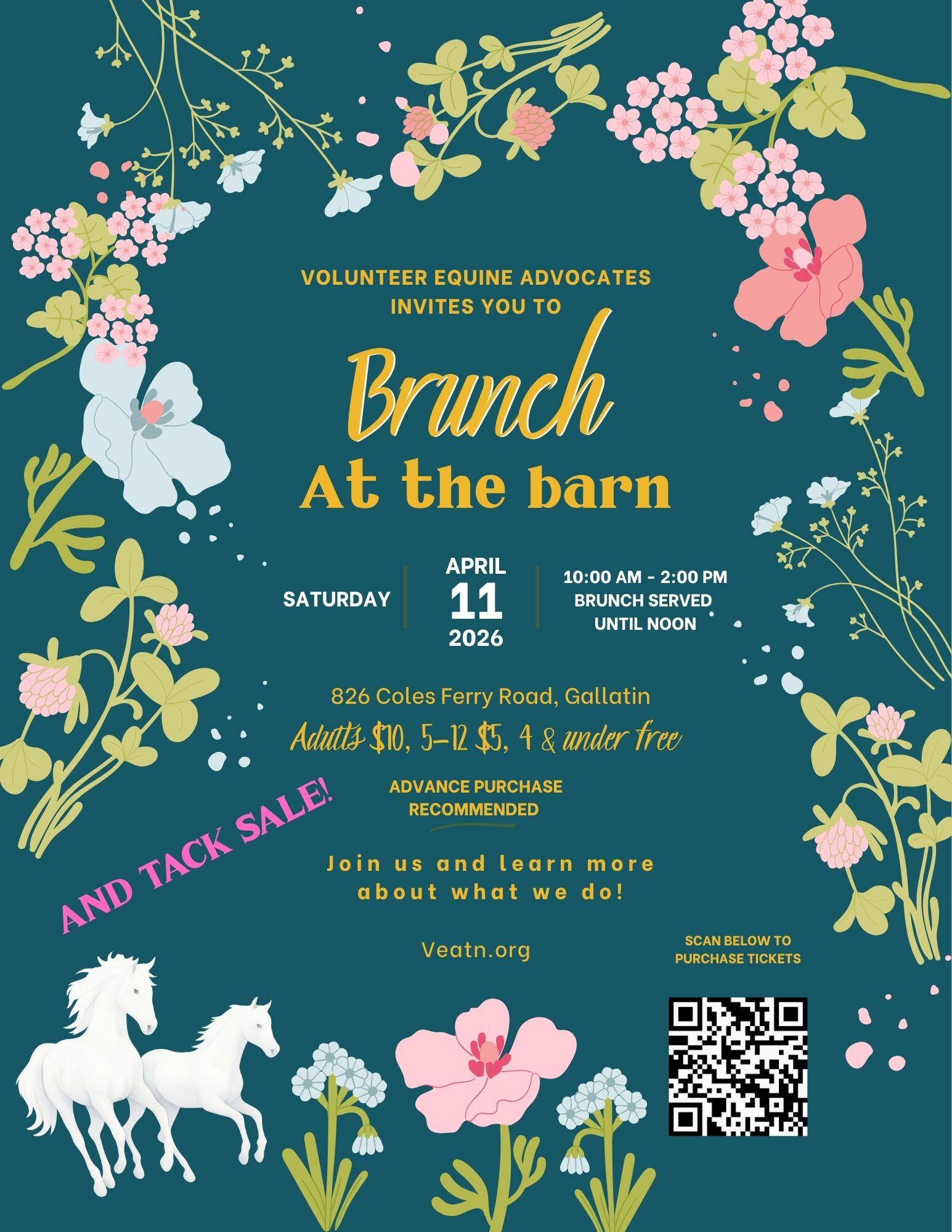 Campaign cover image for Brunch at the Barn & Tack Sale