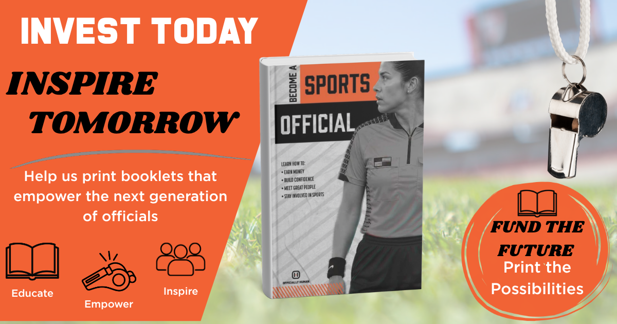 Campaign cover image for Fund the Future of Officiating