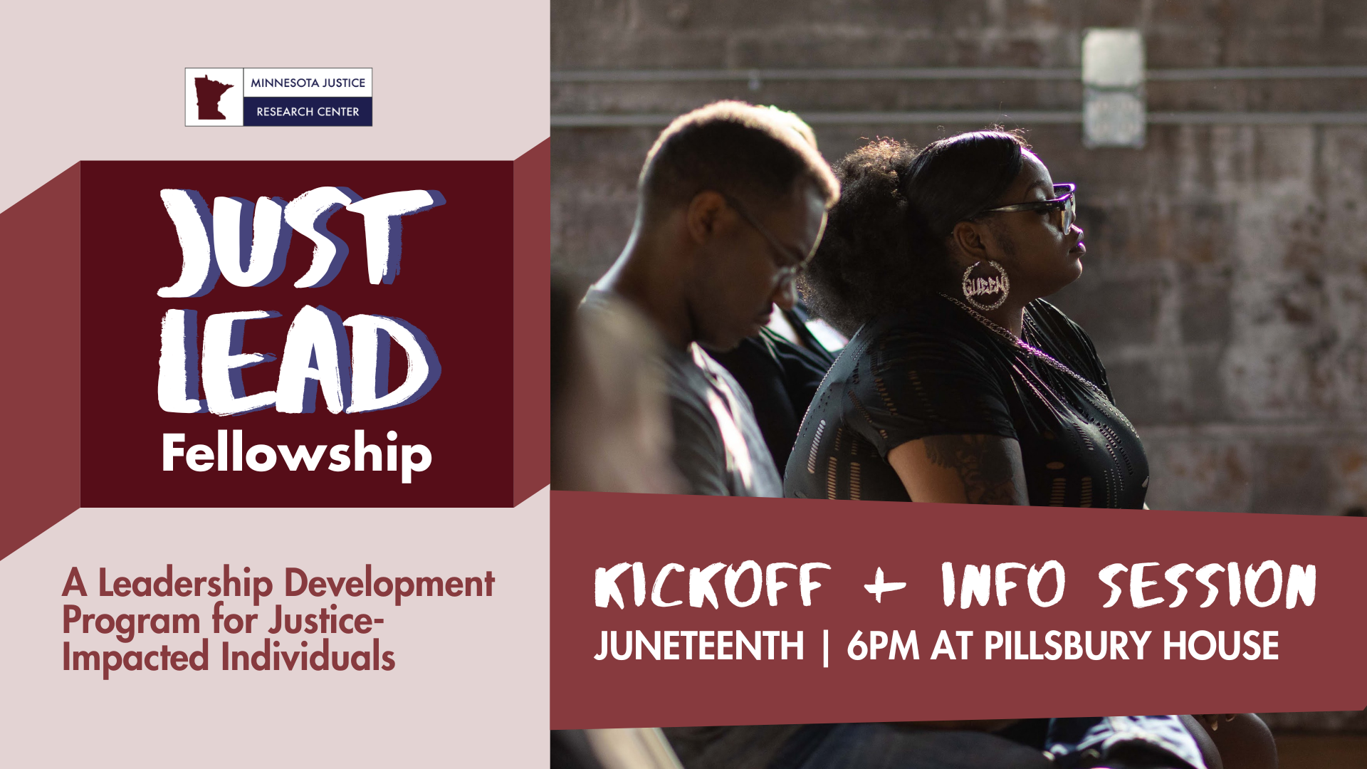 Campaign cover image for Just Lead Fellowship Kickoff + Information Session
