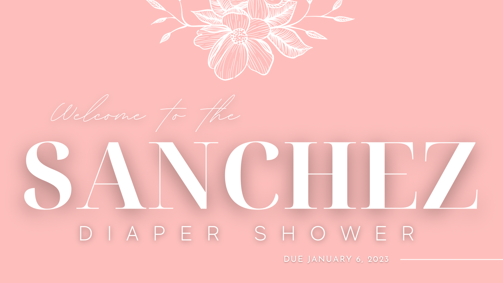 Campaign cover image for Baby Sanchez Diaper Shower