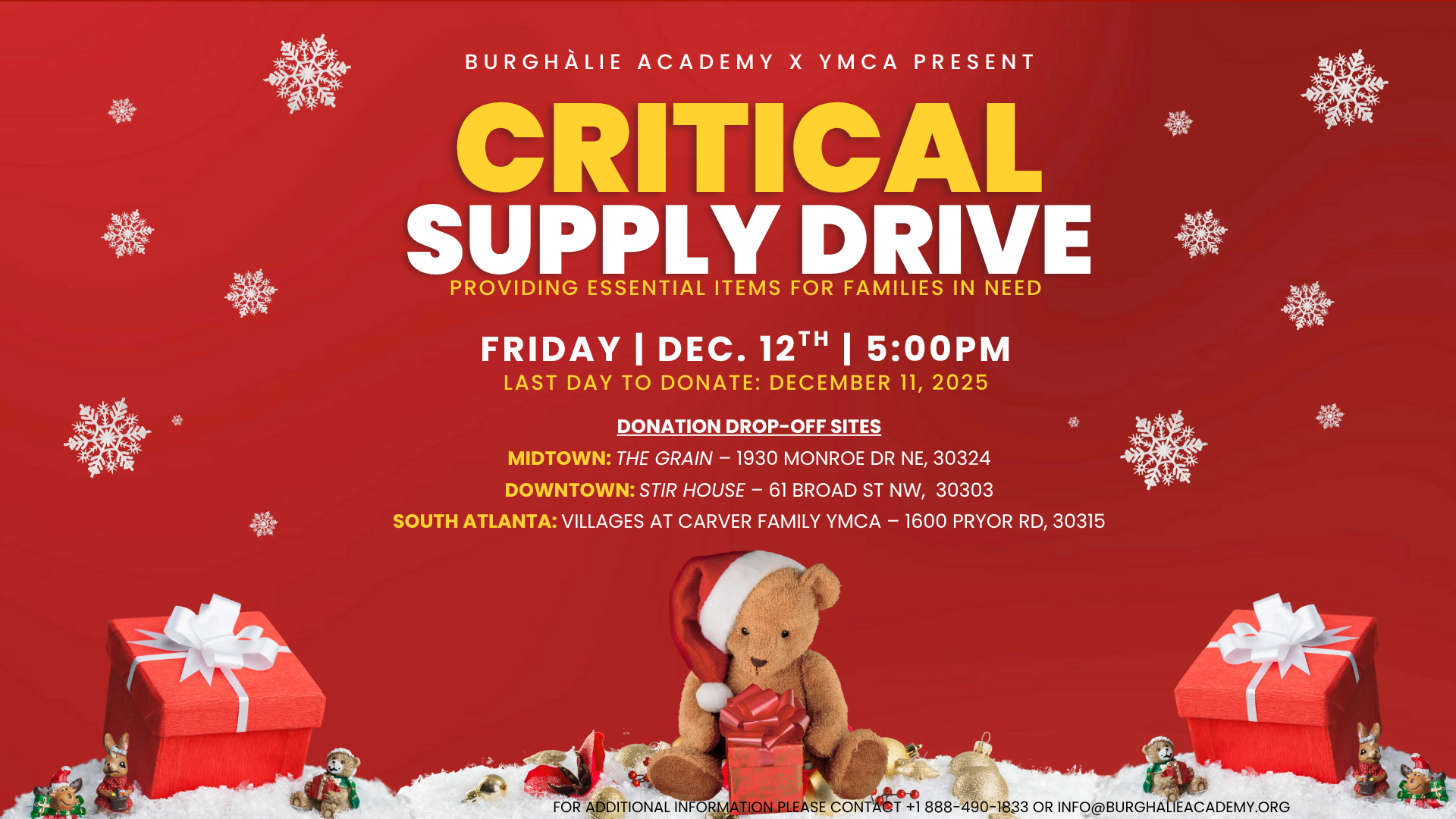 Campaign cover image for Burghàlie Critical Supply Drive