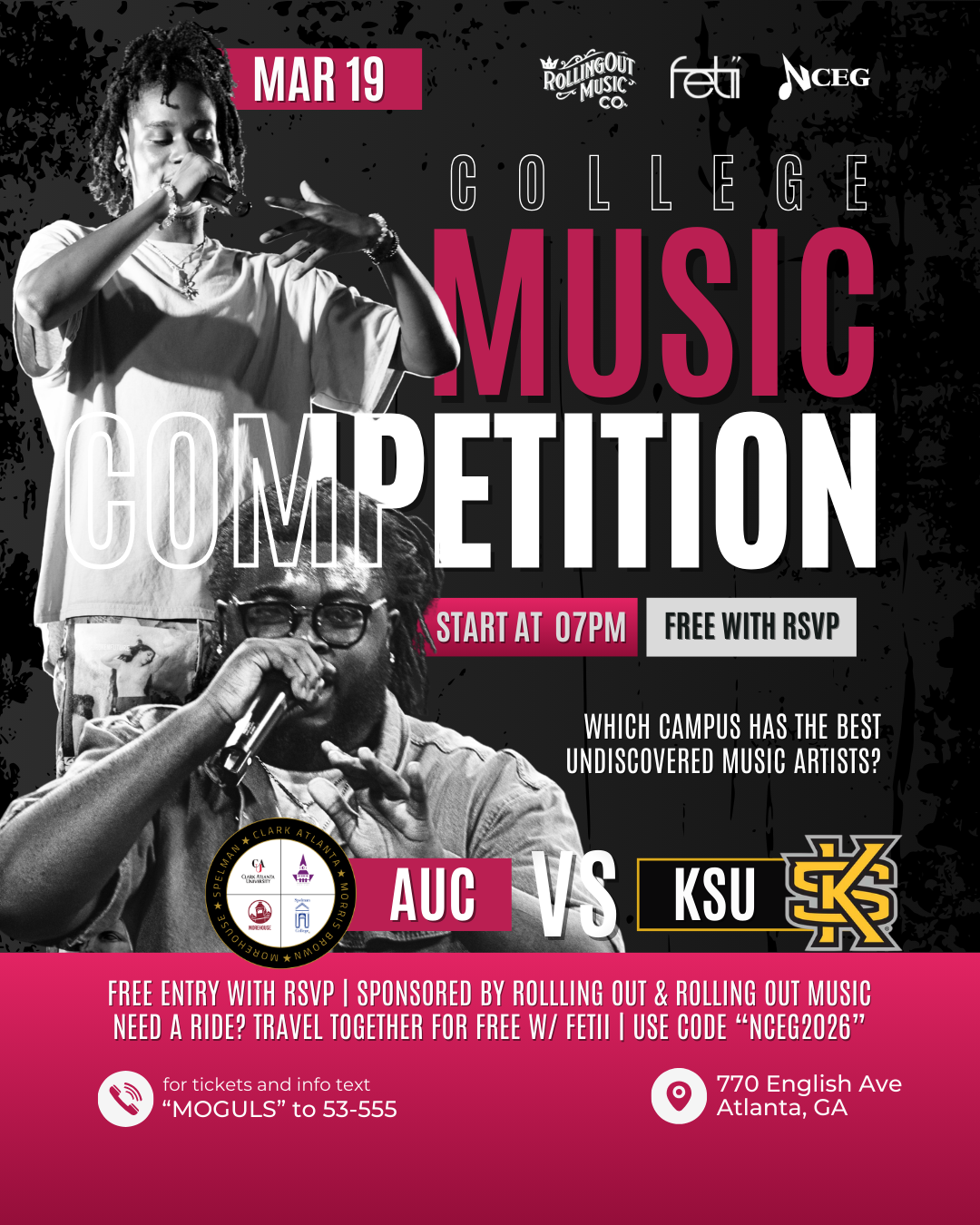 Campaign cover image for AUC vs KSU | 3.19.26