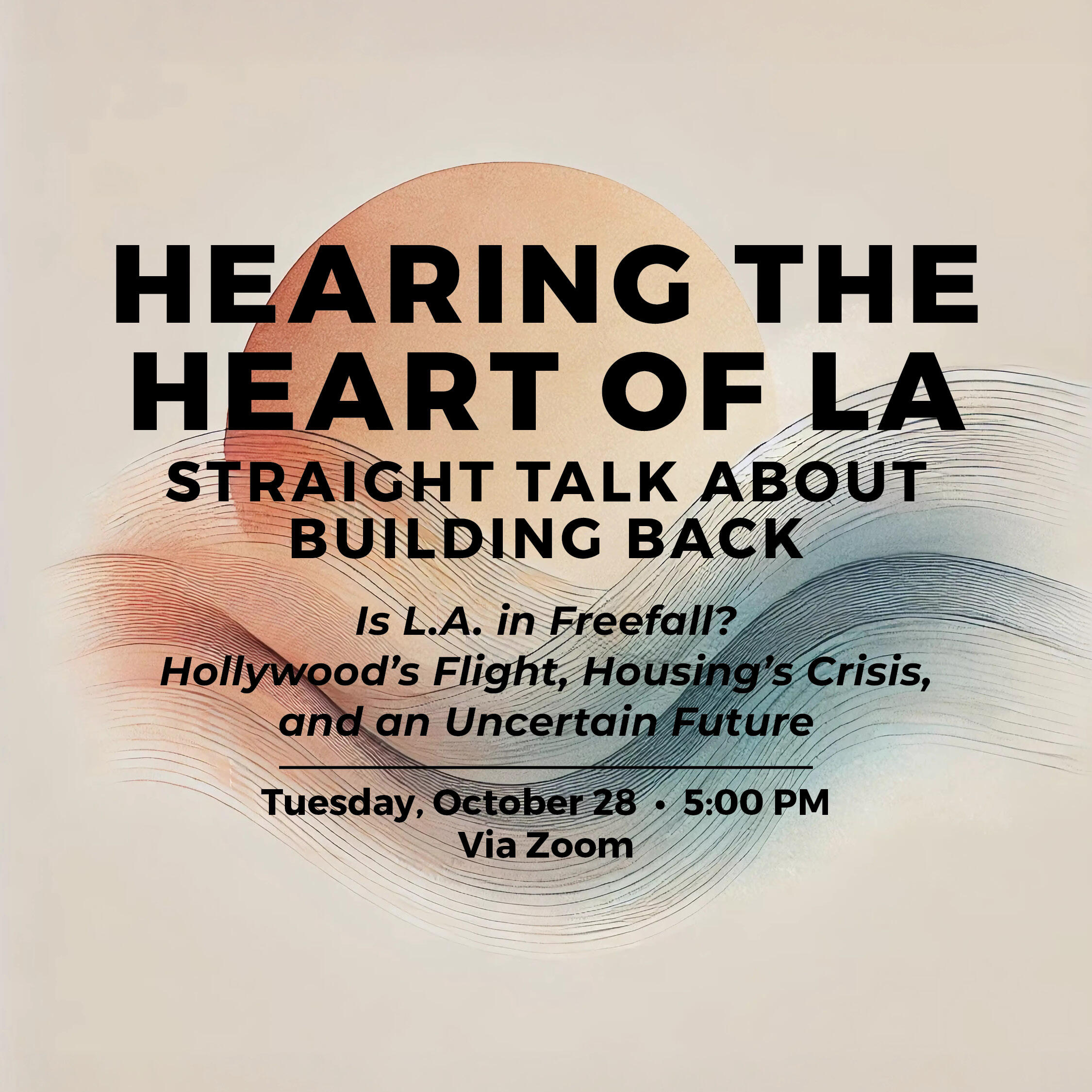 Campaign cover image for Straight Talk About Building Back: Is LA in Freefall?