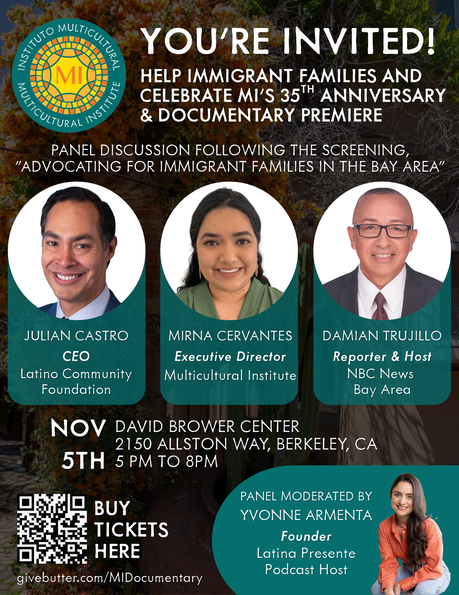 Campaign cover image for The Multicultural Institute Presents our 35th Year Celebration & Documentary Premiere